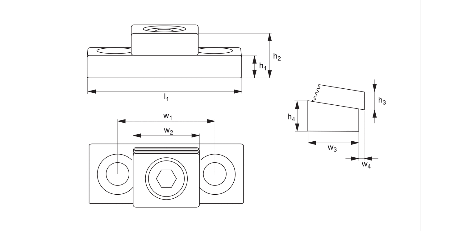 12193 Eccentric Compact Toe Clamps