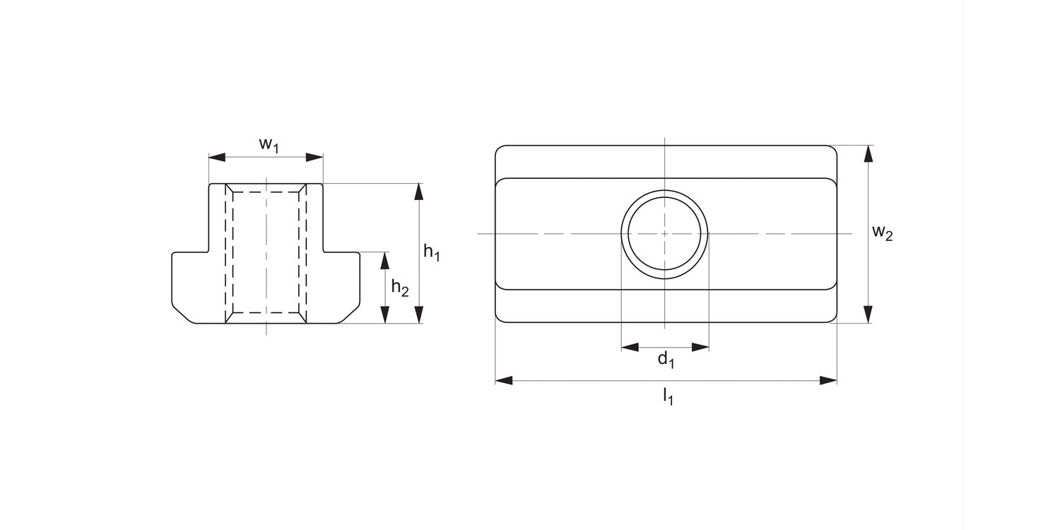 24100 Extended T-Nuts