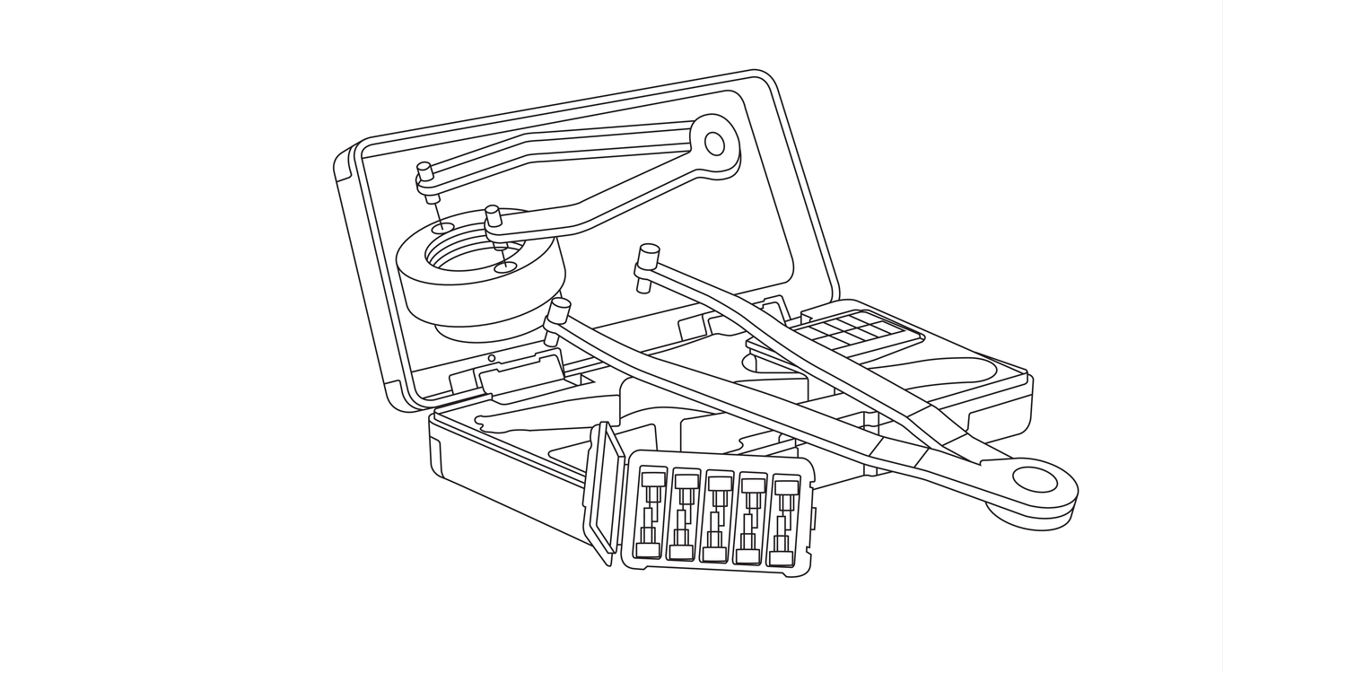 94020 Adjustable Pin Face Spanner Set