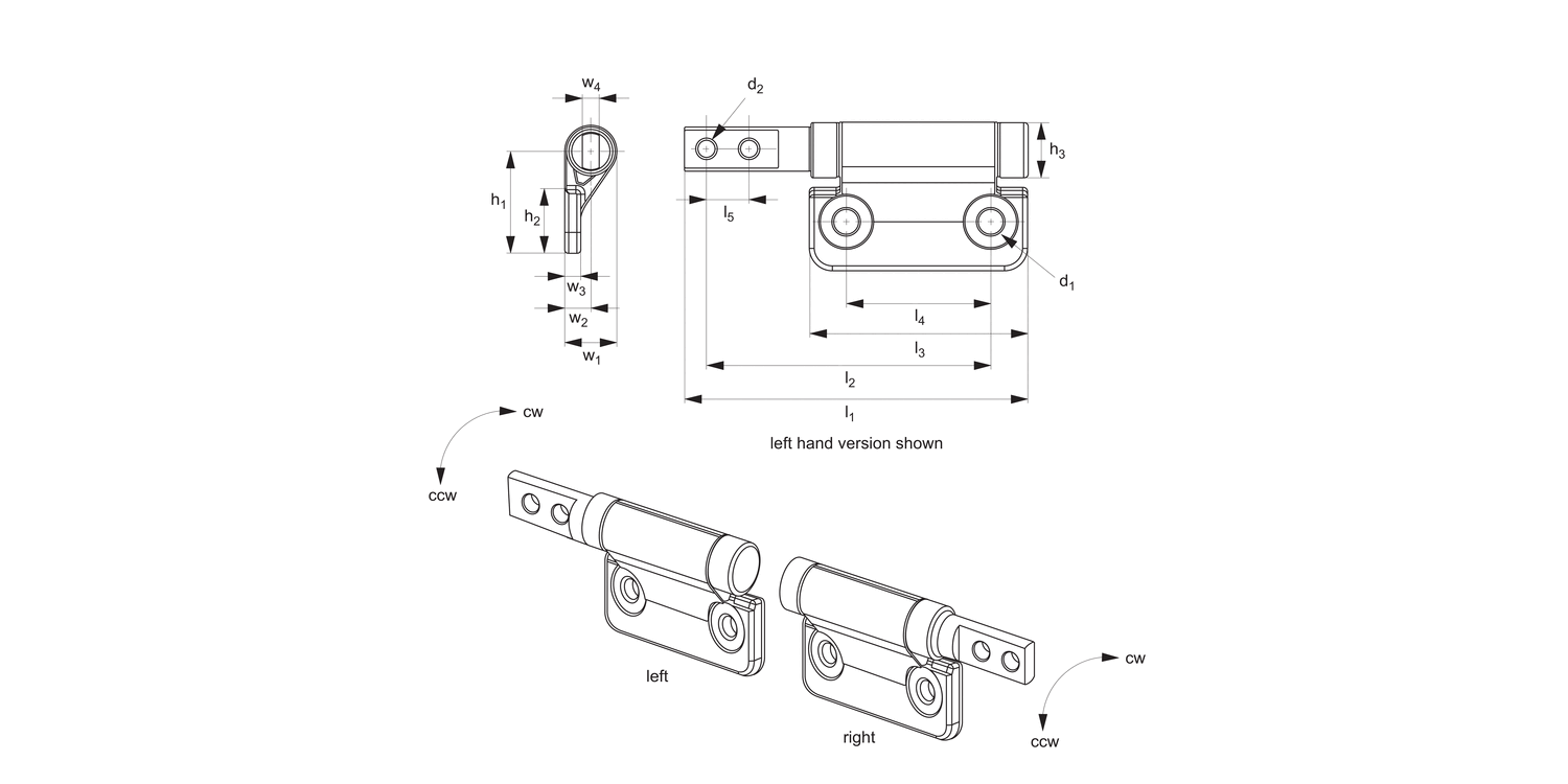 S3844 Friction Hinges