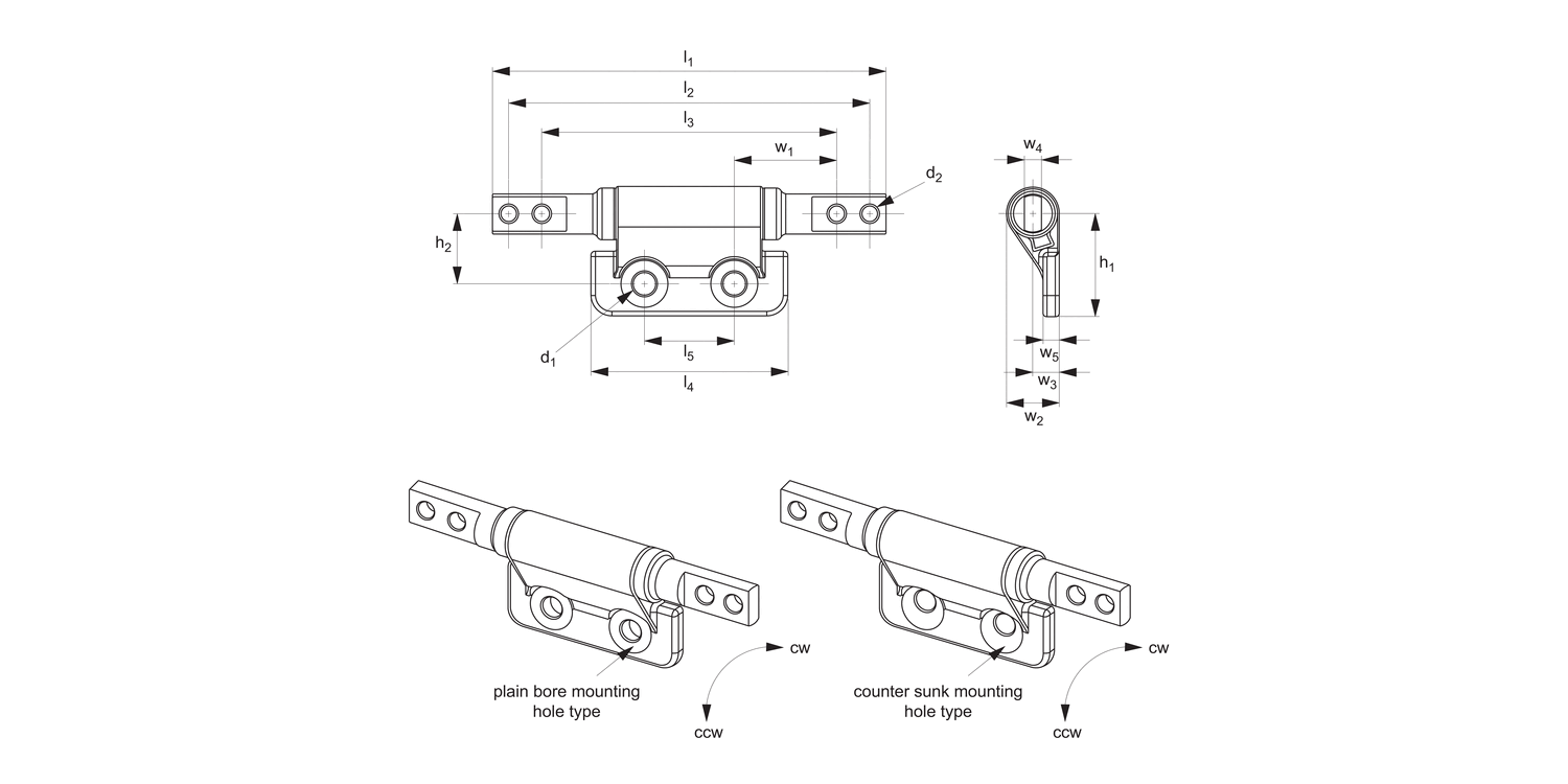 S3840 Friction Hinges