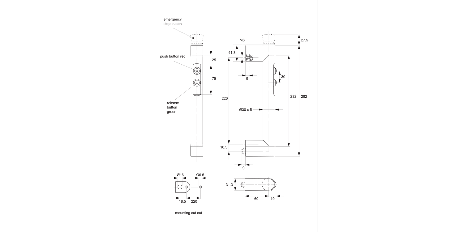 B8100 Functional Handle - Electronic