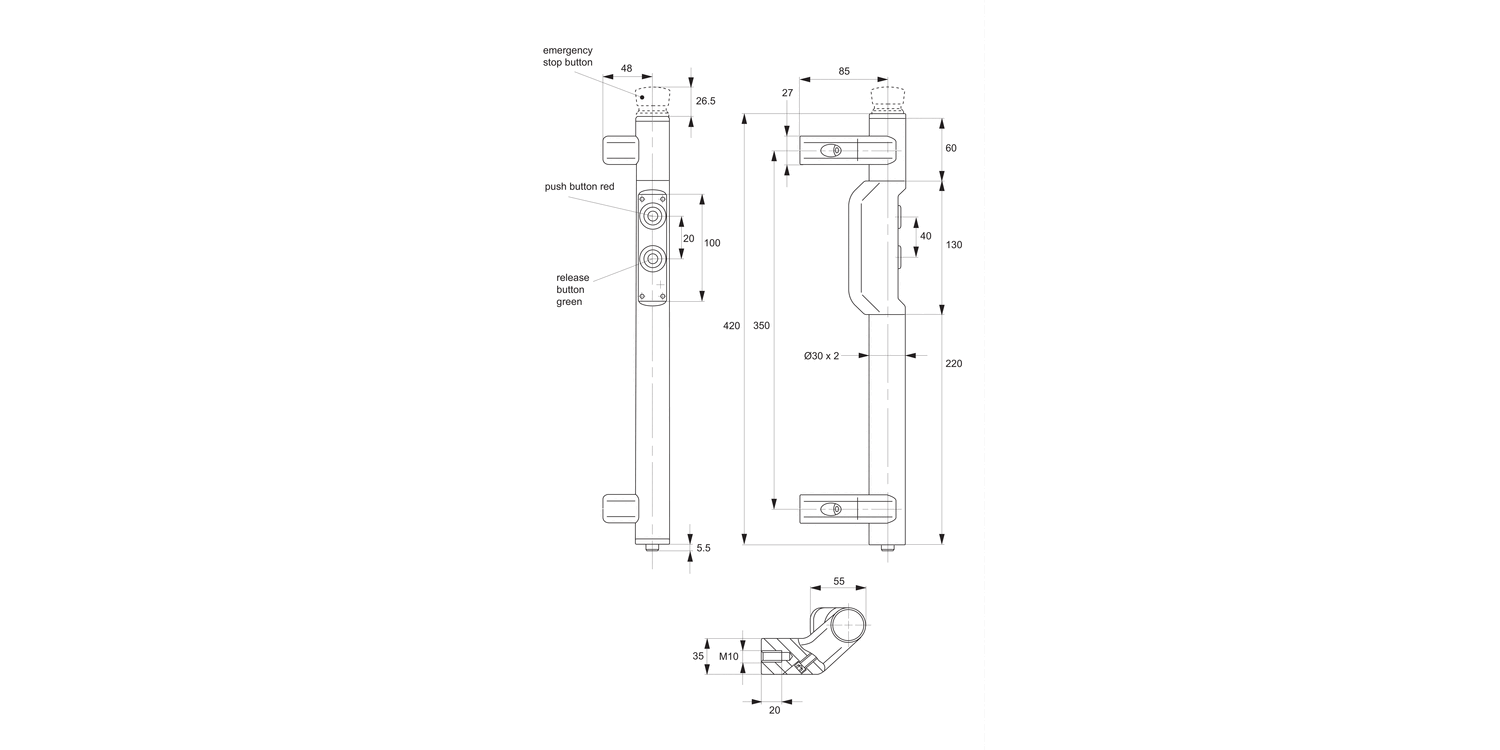 B8120 Functional Handle - Electronic