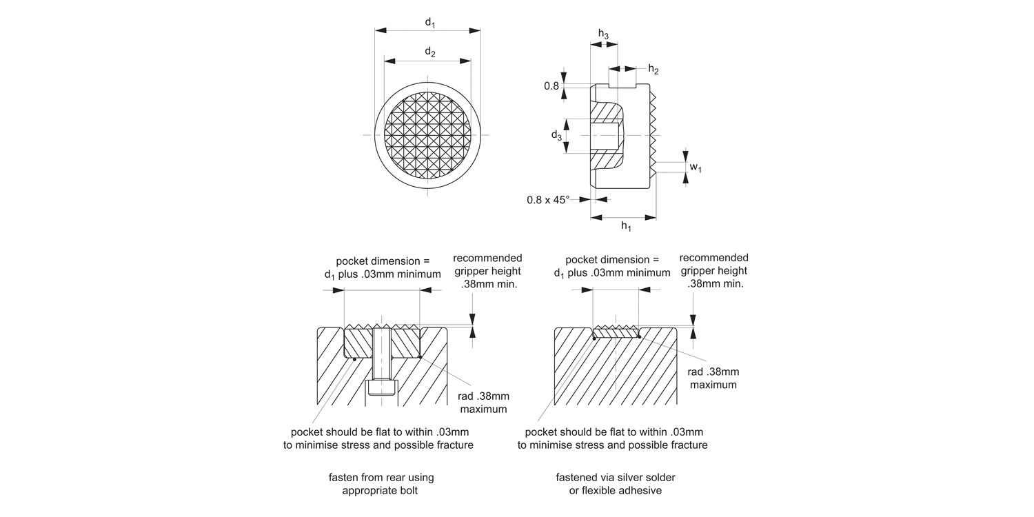 35330 Grippers - Carbide Tipped