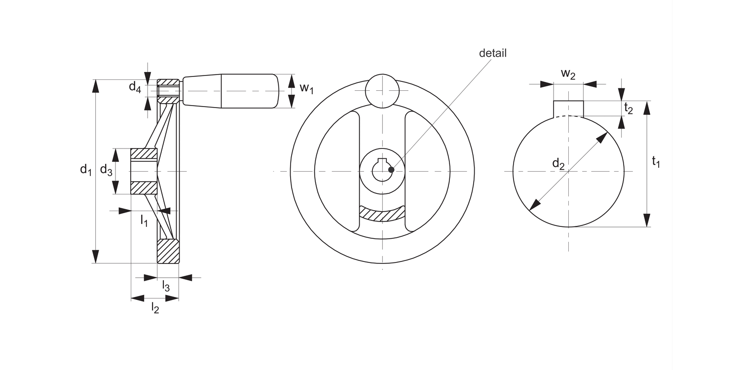 77300 Handwheels - 2 Spoke