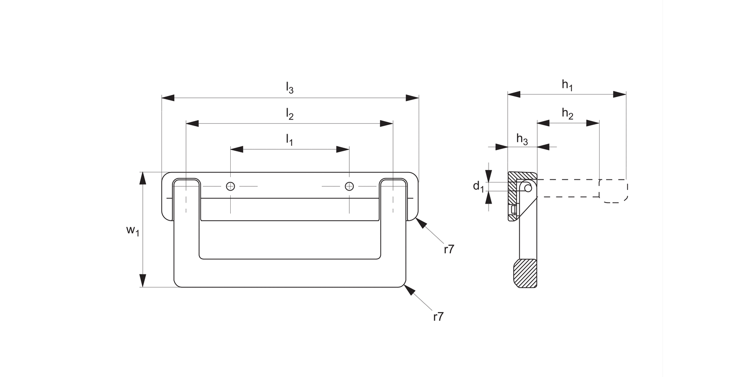 79582 Hinged Carrying Handle
