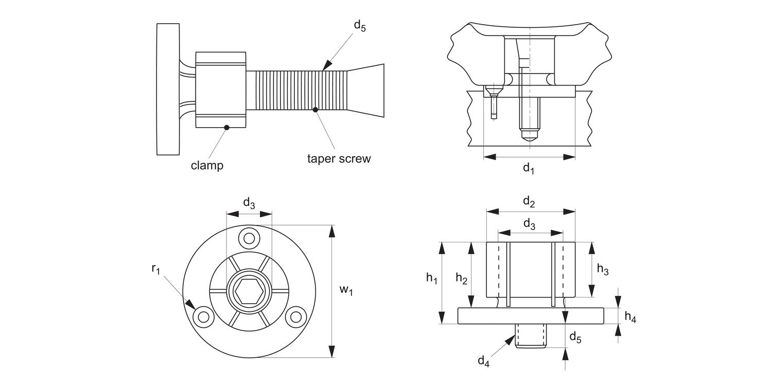 12051 ID Xpansion Clamps - Machinable