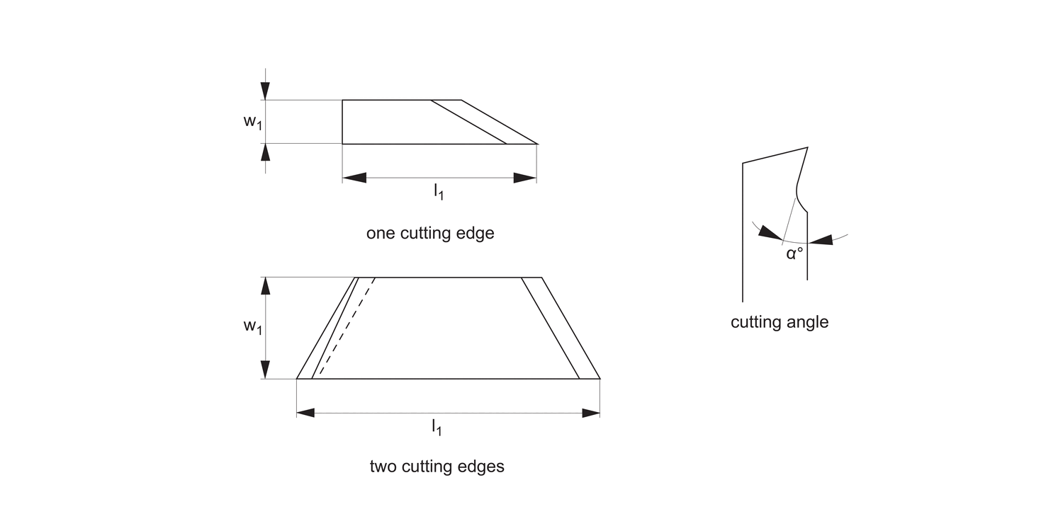 91002 Blades For Inner Chamfering Tools