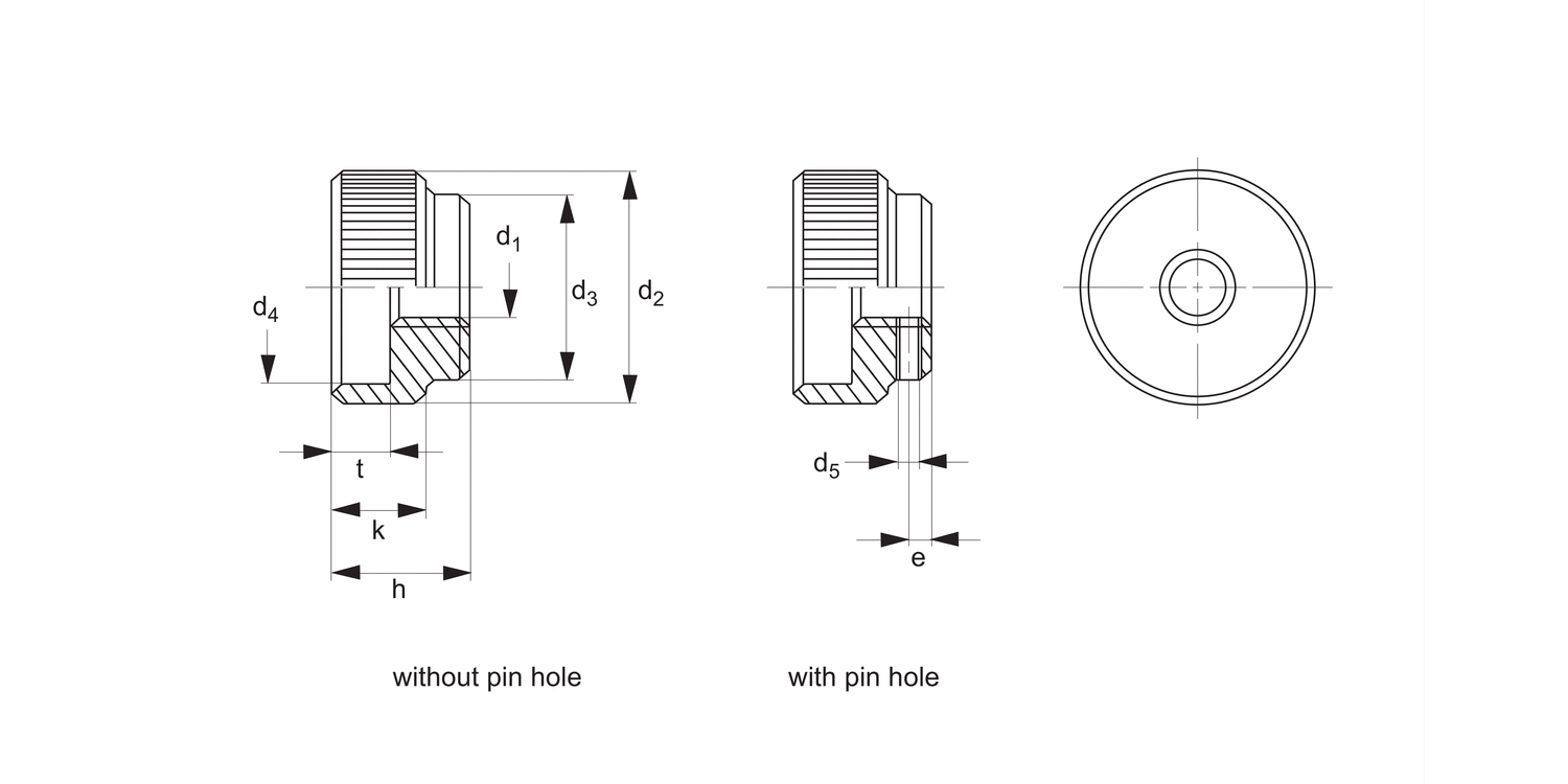 37170 Knurled Nuts