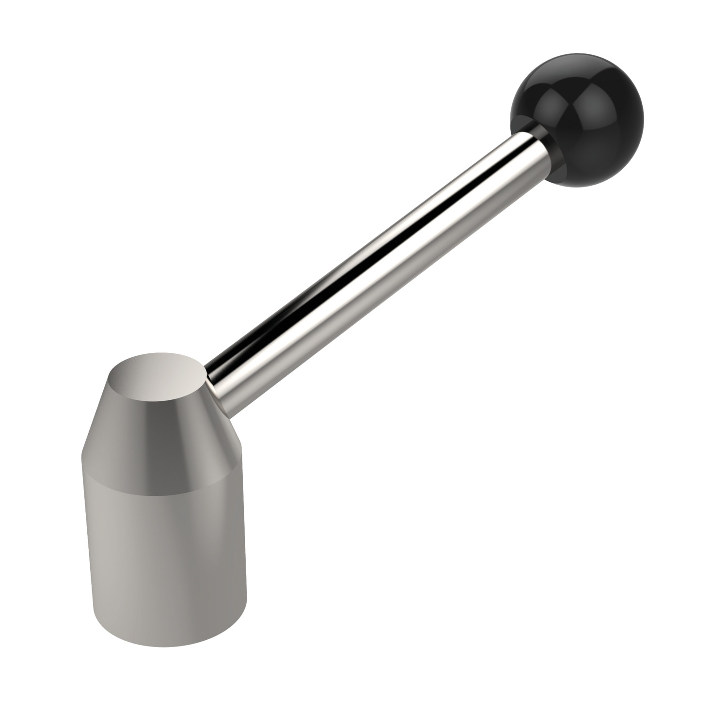 Product 74520, Adjustable Clamping Lever stainless steel - threaded bore / 