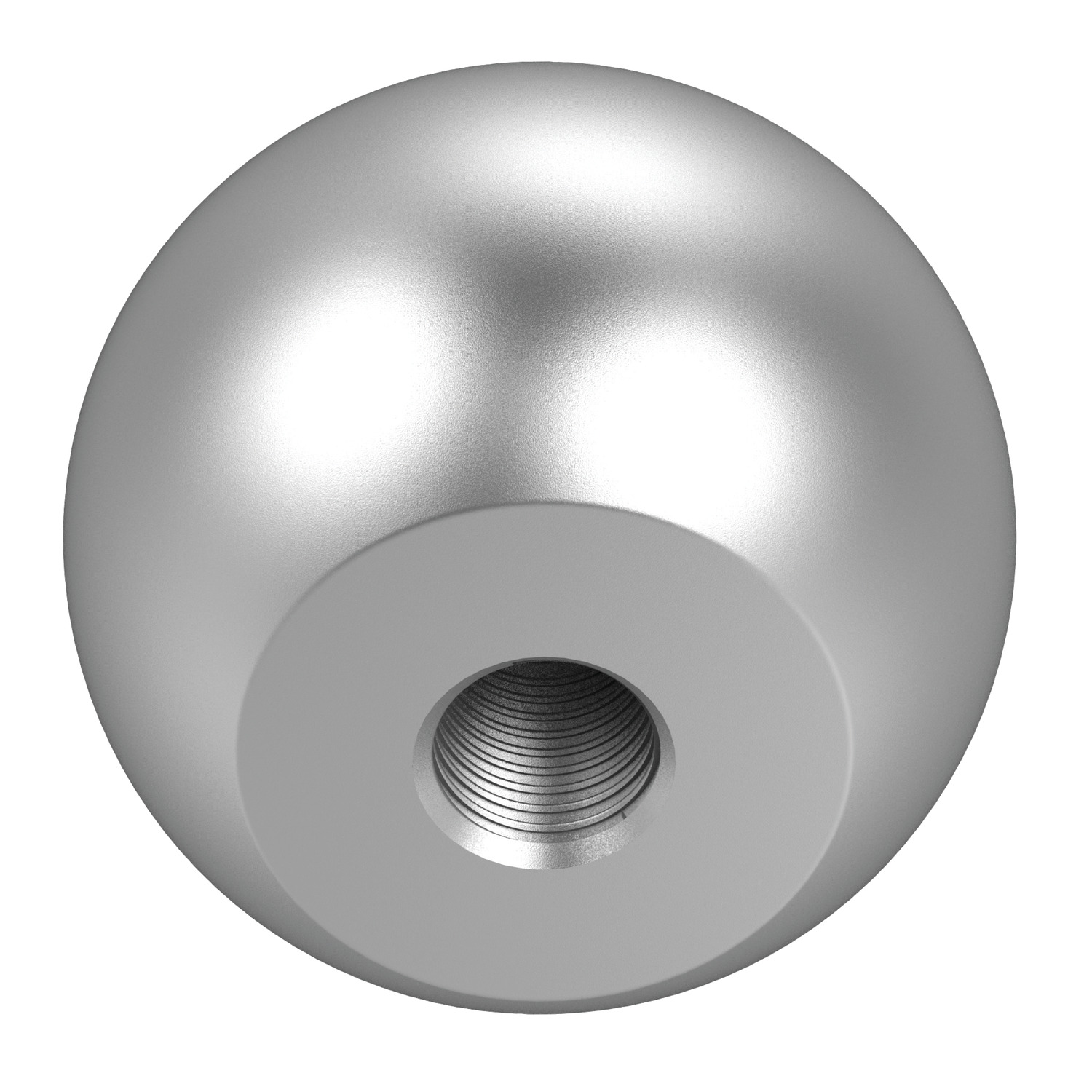 73006.W0116 Ball Knobs - Aluminium. 16 - M 4 - 8 - 15,0