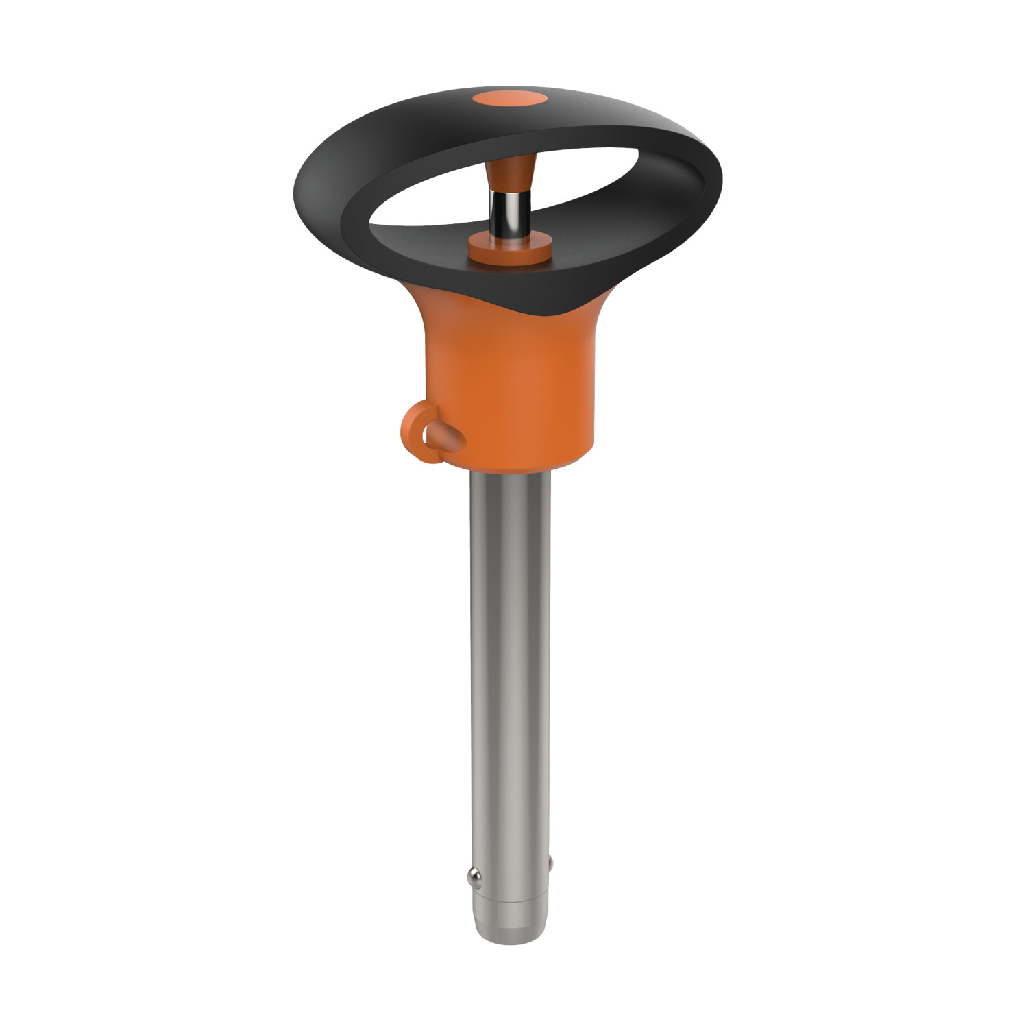 Product 33100, Ball Lock Pins - Single Acting - Elastic Spring Handle self-locking / 