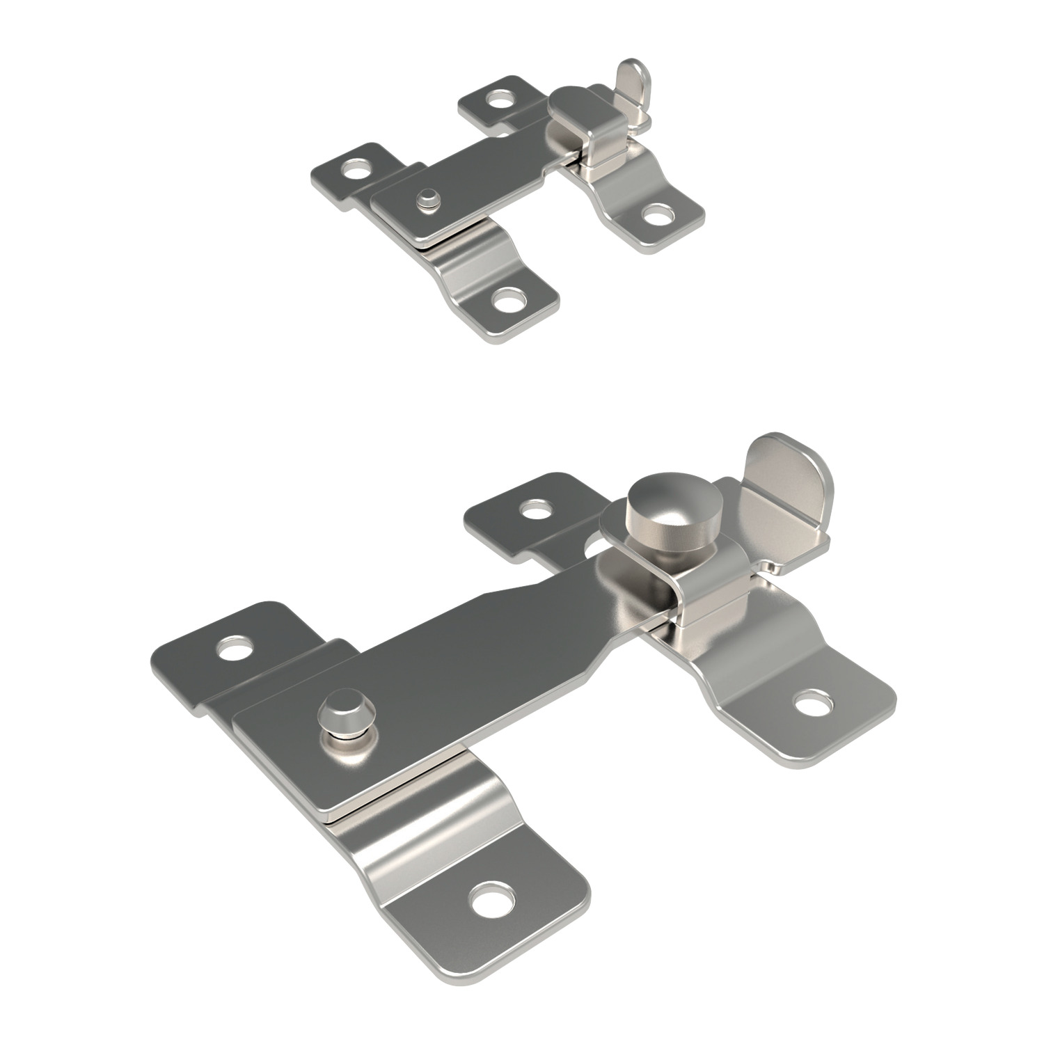 Product J6220, Bar Latches with thumb screw, stainless steel / 