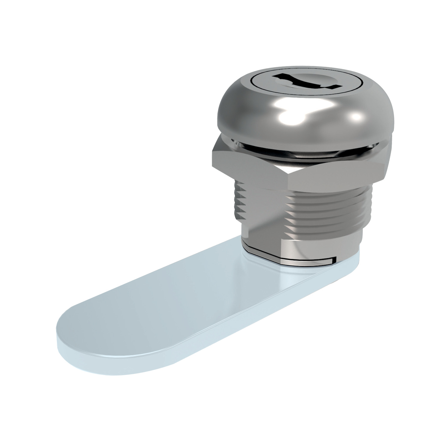 Mini Cam Lock Mirror finsh chrome mini cam lock. Available in 90 or 180 degree turning.