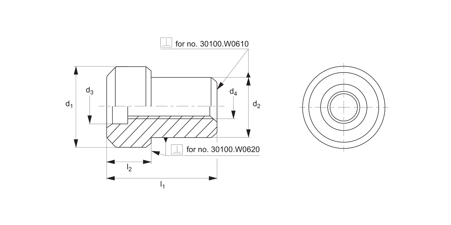 30100 Centering Pins - Stepped