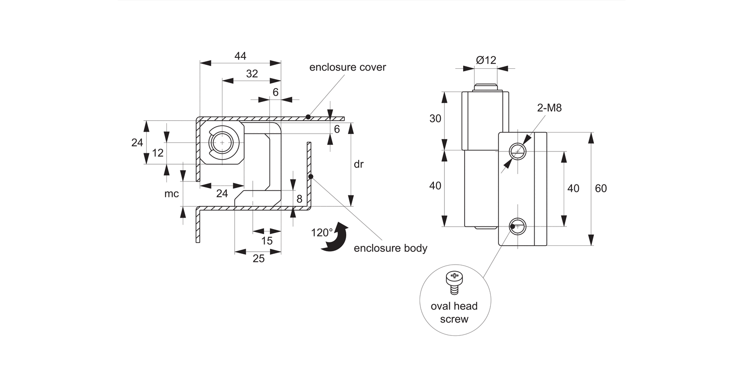 Concealed Hinge Cad
