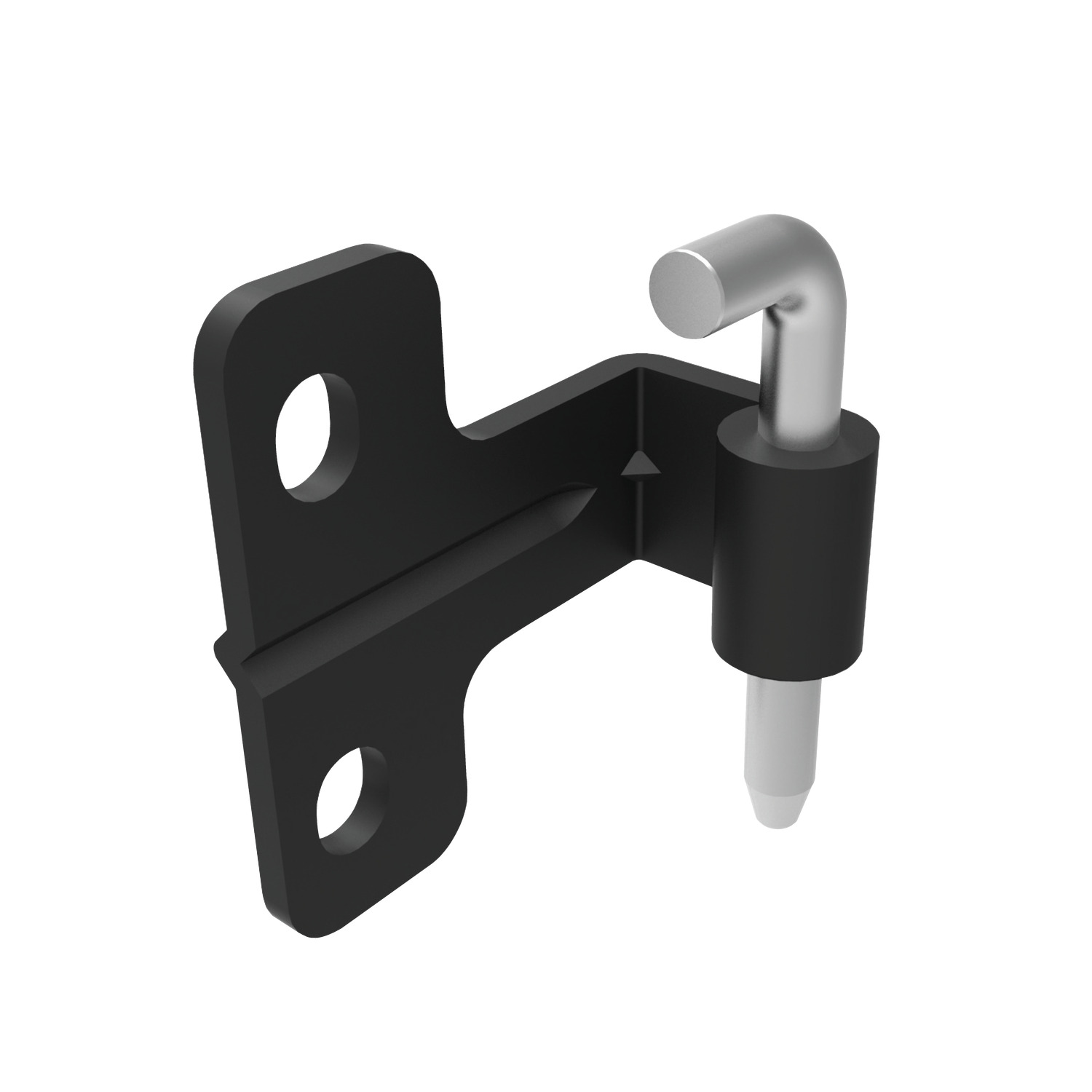 Product S2176, Concealed Pivot Hinges - Lift Off 21mm door return - weld and oval head screw - steel / 