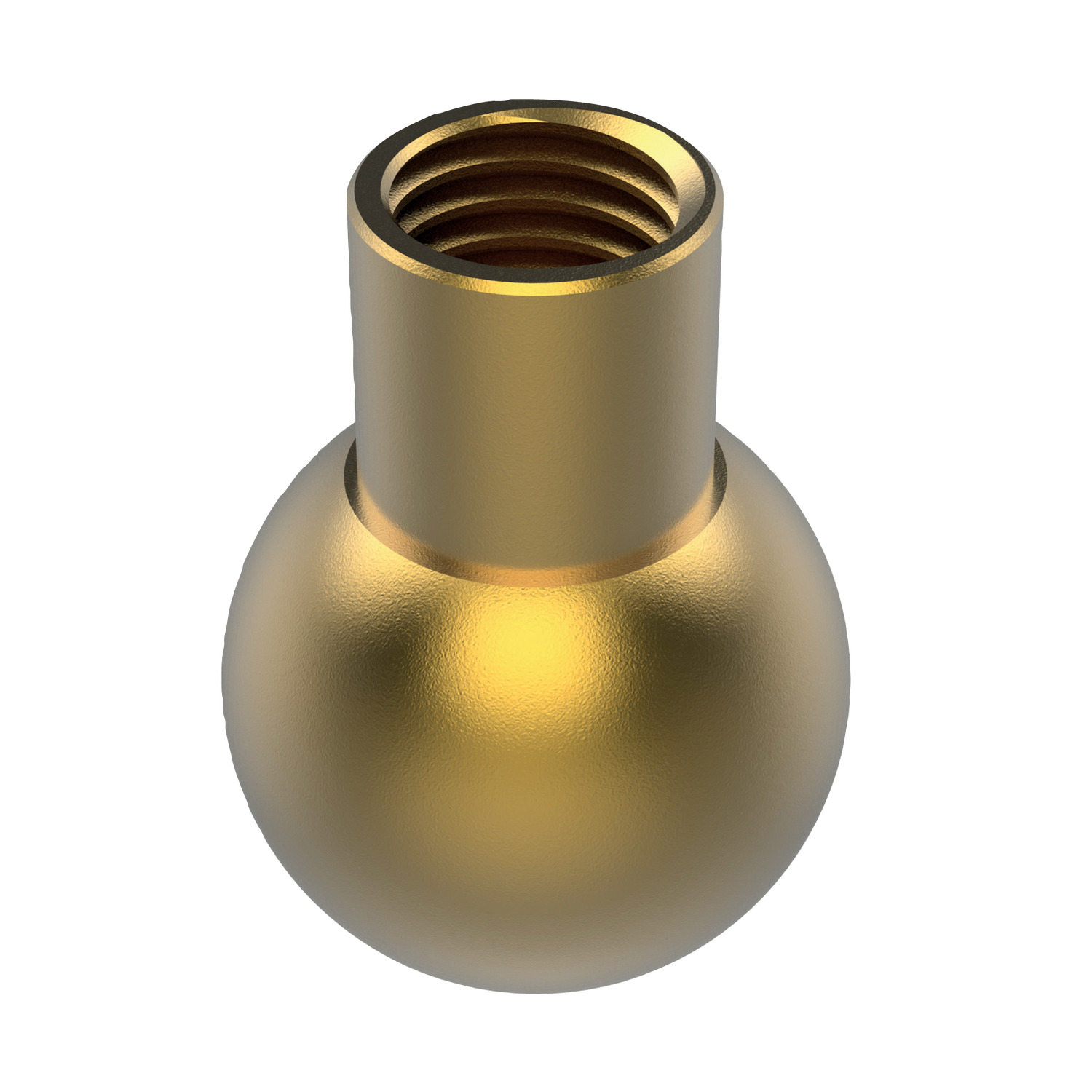 Product 20072, Coolant Nozzles - Brass Ball threaded - max. 33 bar / 