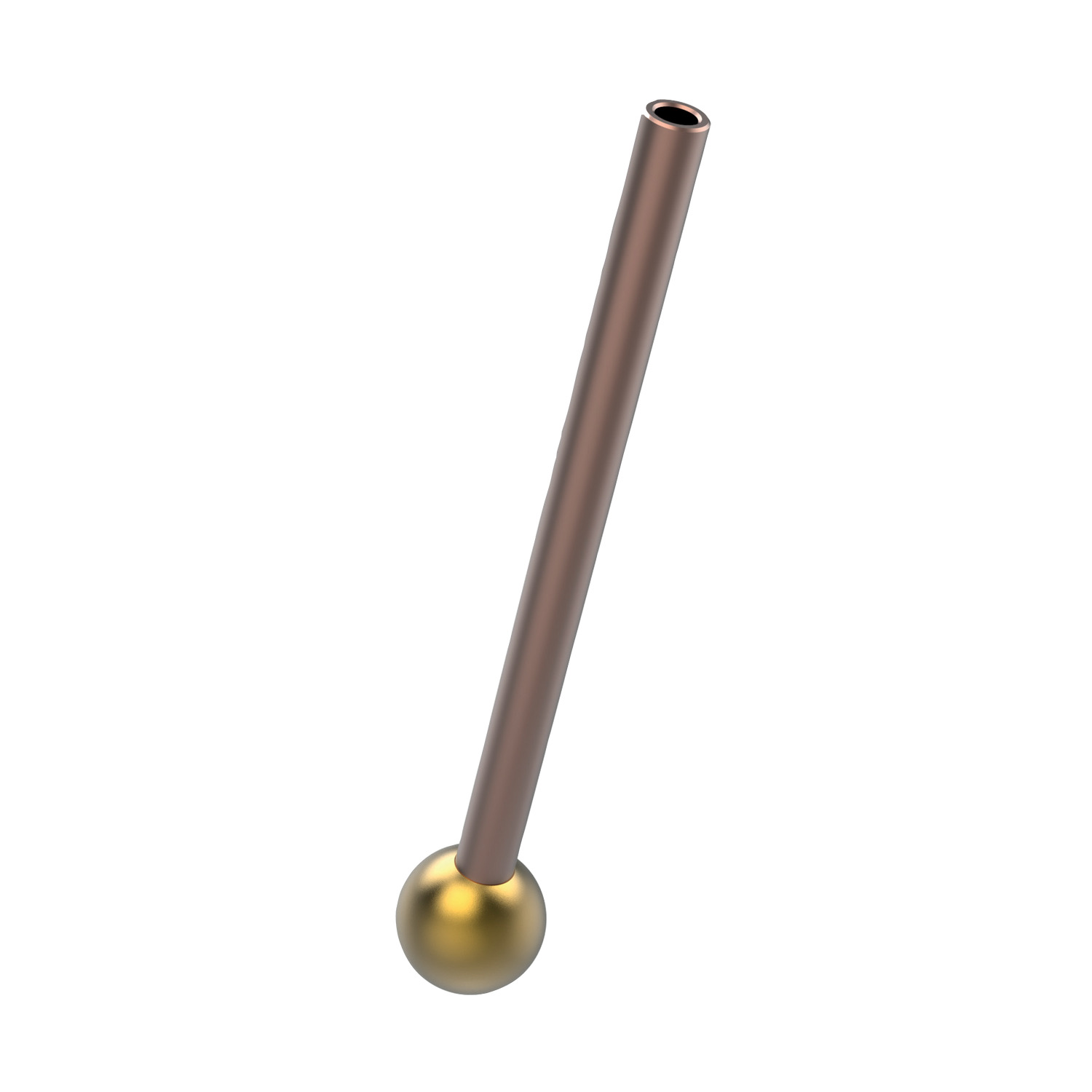 20084.W2370 Coolant Nozzles - Single Tube Ball Brass - 3/8 - 3,0 - 4,70 - 152