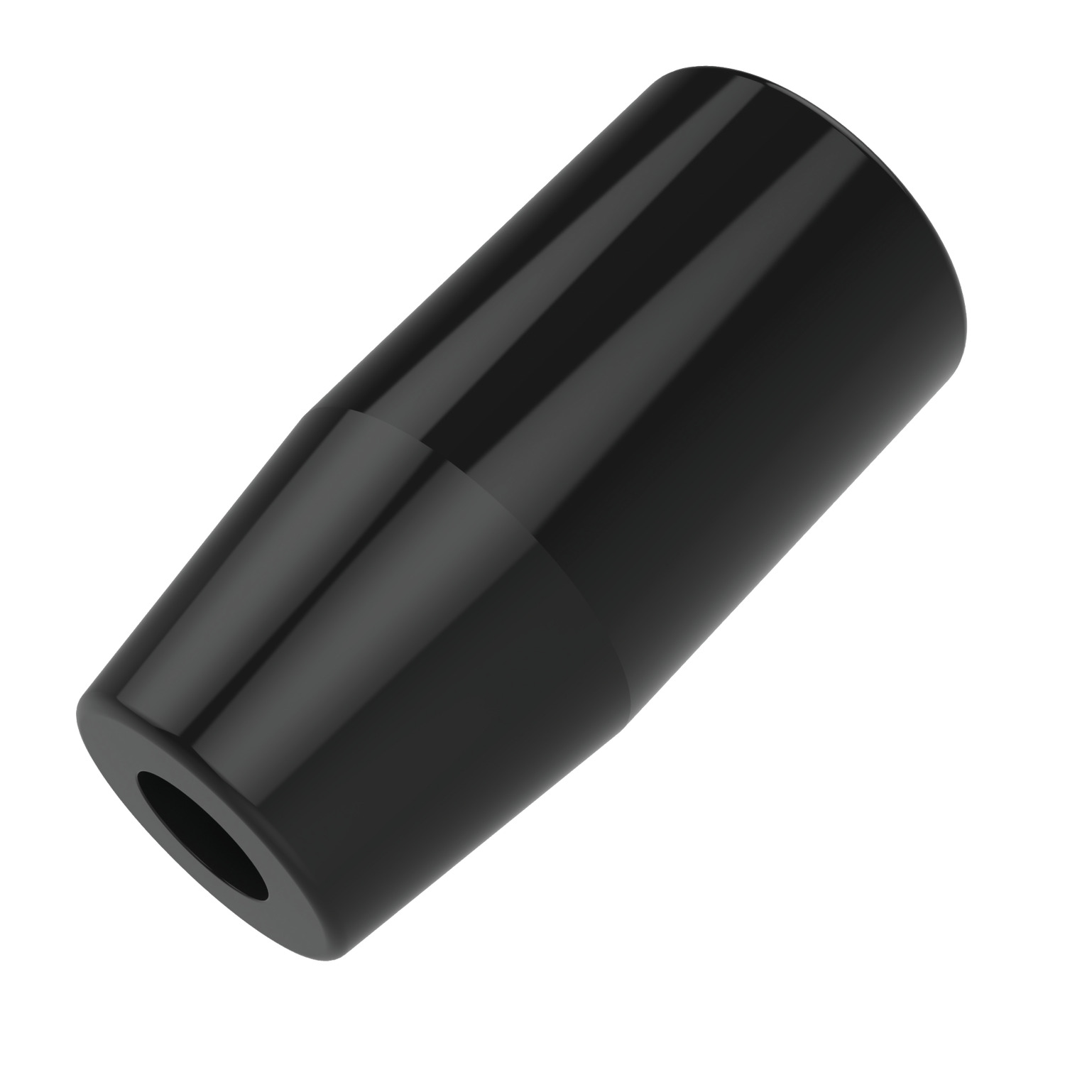 Cylindrical Handles Self Locking Self locking cylindrical handles made from black phenolic plastic. Special sizes and colours are available on request, with a minimum order quanity