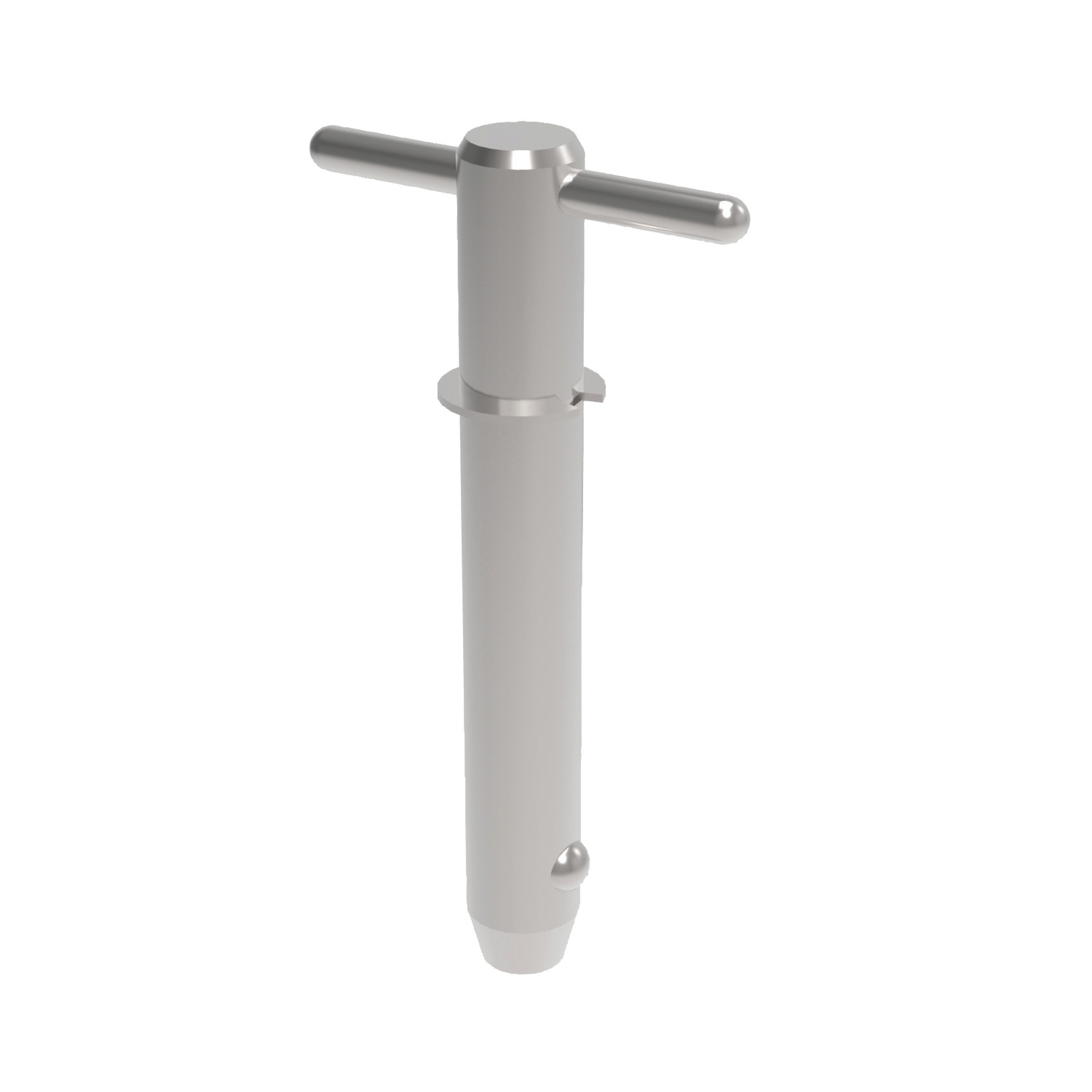 Product 33020, Detent Pin - T Handle - Shoulder stainless steel / 