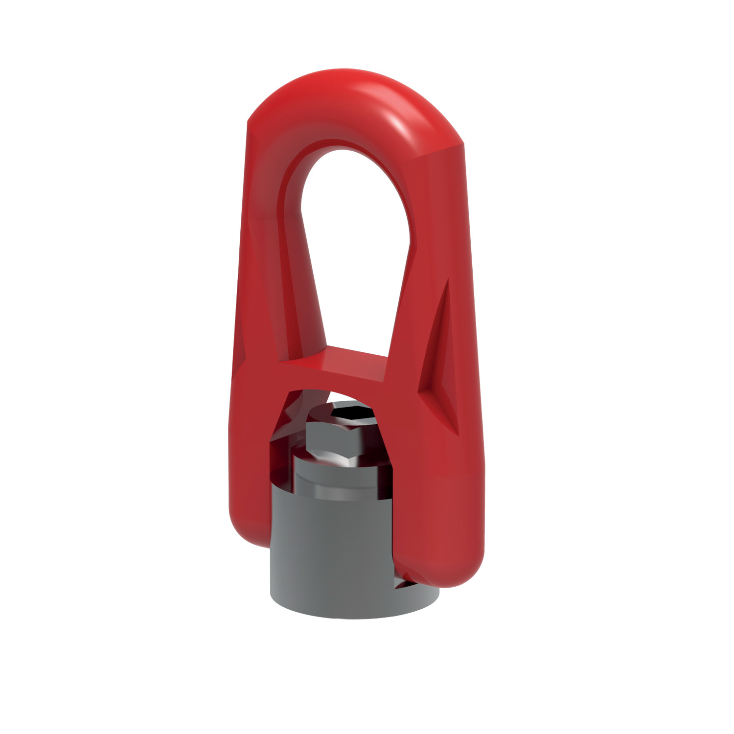 Double Swivel Nuts Female Female double swivel lifting ring with coarse and UNC threads available. Made from high tensile steel with a low overhang for improved safety. CE certificate supplied.