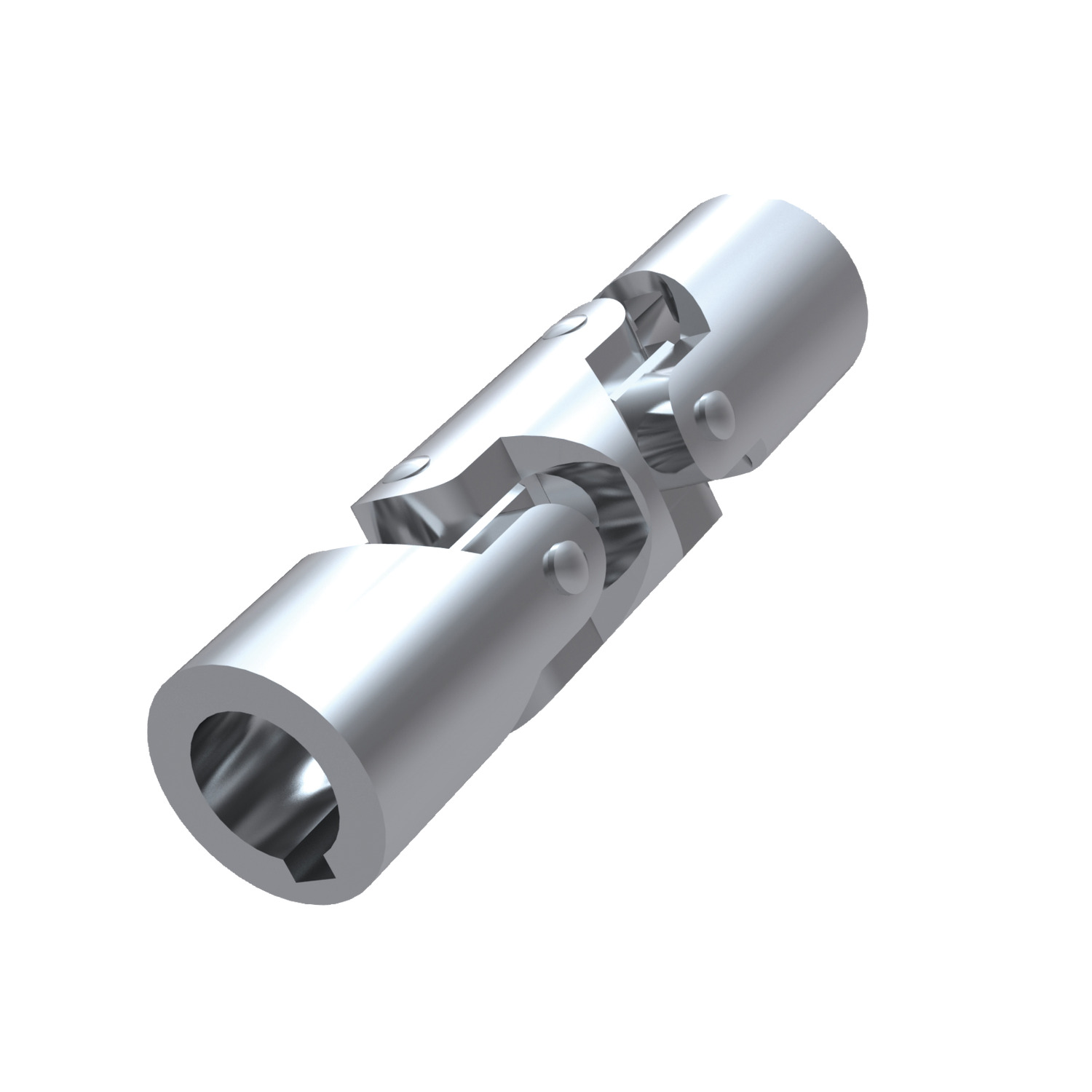 Double Universal Joint Steel double universal joints manufactured to DIN 808. Maximum bending angle of 45° per joint.