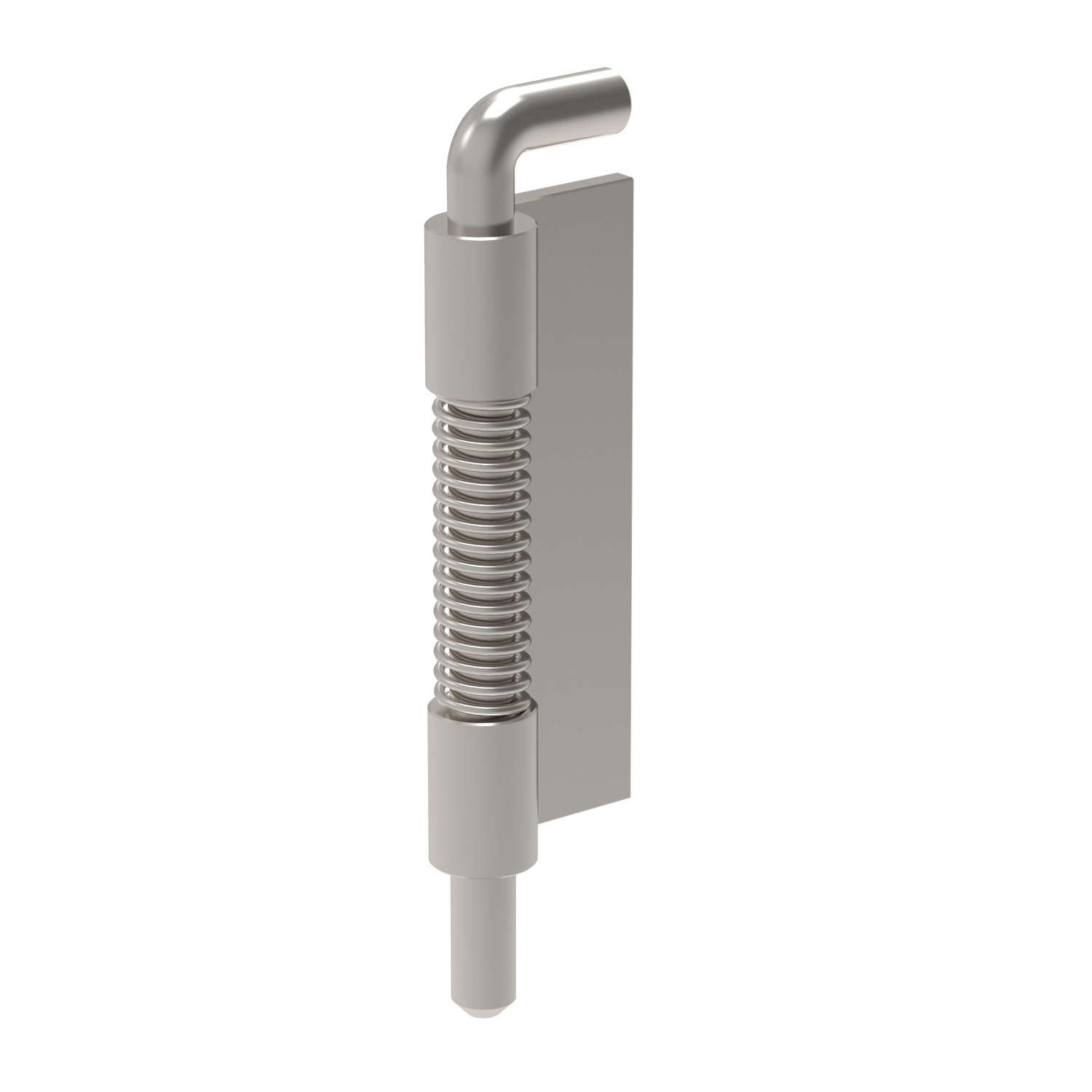 S2202.AW0063 End Mount Conceal. Piv spring loaded - weld-on - stl.