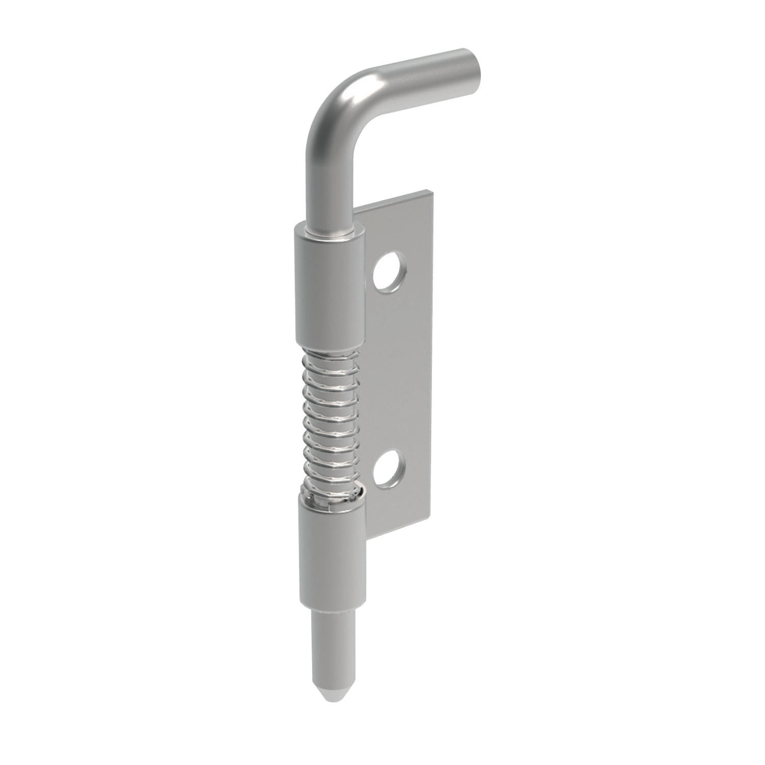 S2205.AW0132 End Mount Concealed Pivot Hinge Spring loaded - screw or weld-on mount - steel. Right Hand - M3. Supplied in multiples of 4