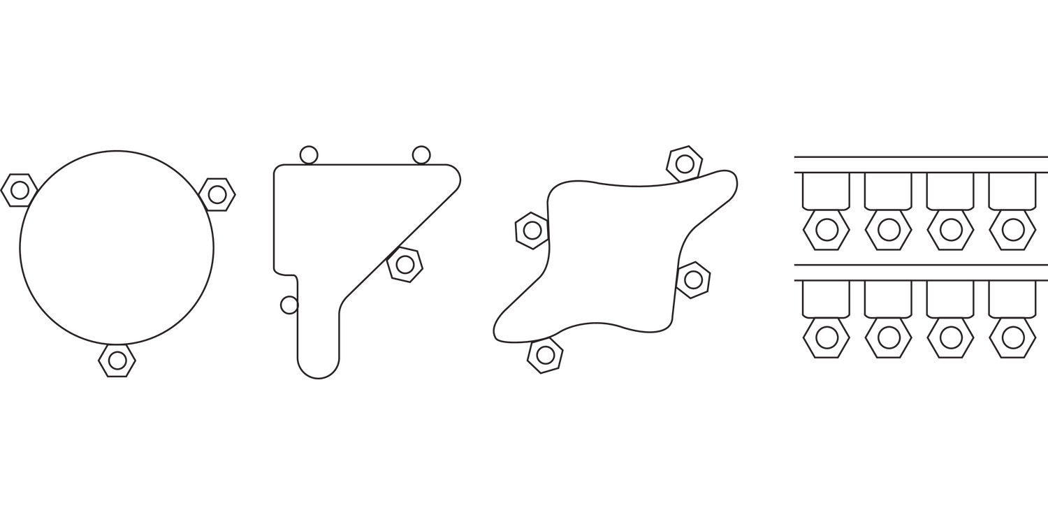 12112.W0010 Eccentric Fixture Clamps Wixroyd