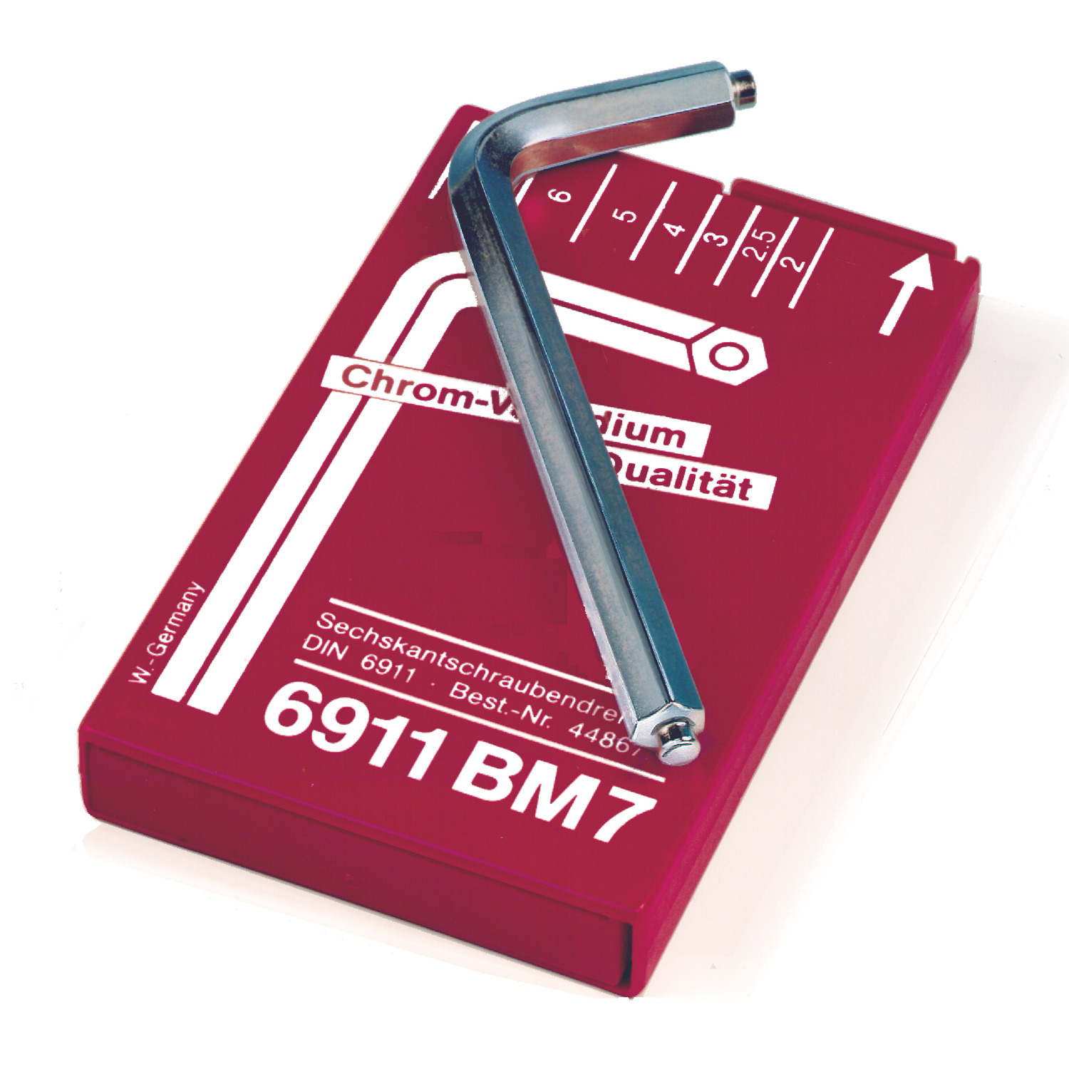 Product 90490, Pilot Hex. Keys - Metric in plastic box / 
