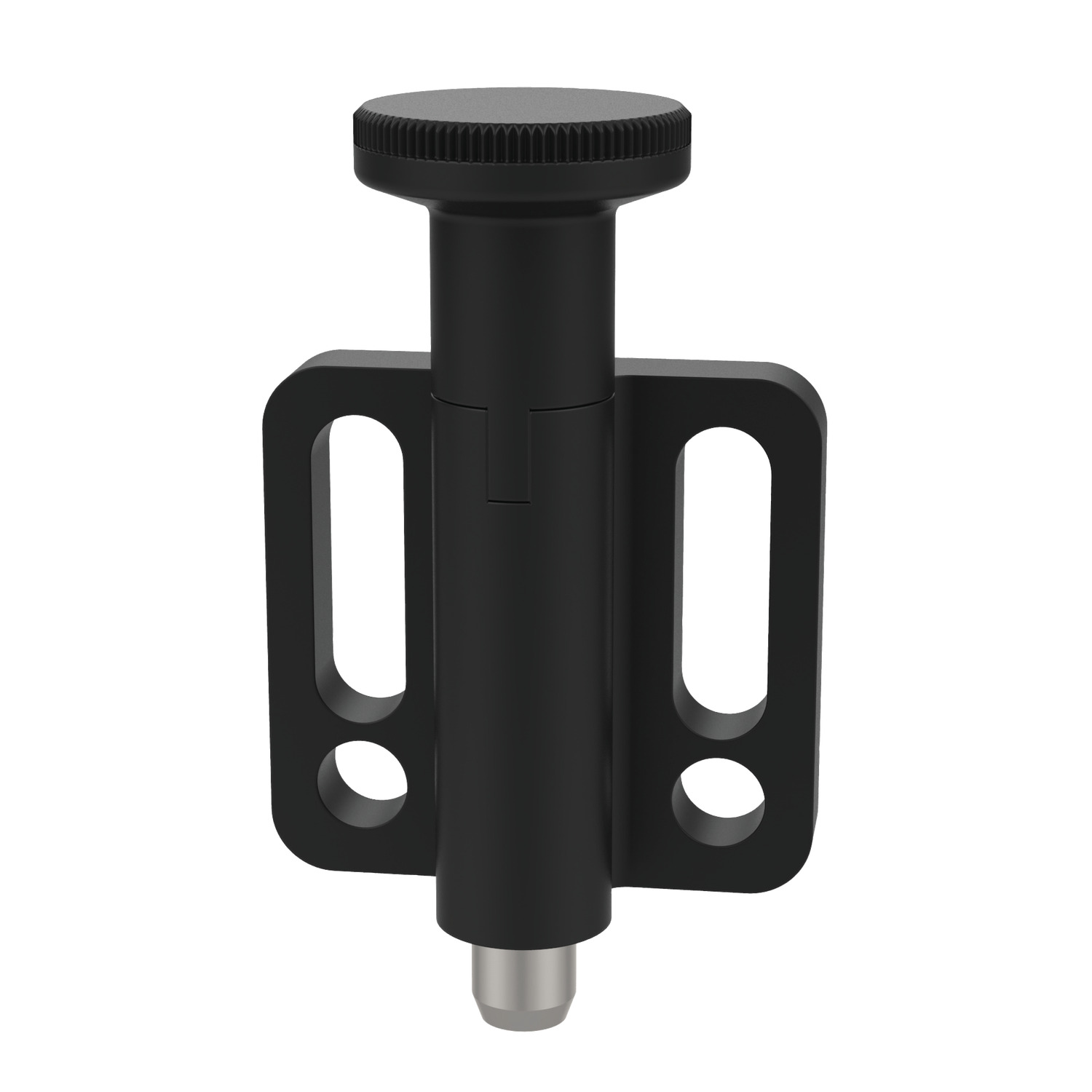 Index Plungers - Pull Grip Designed for locating on horizontal surfaces it comes in both locking and non-locking models.