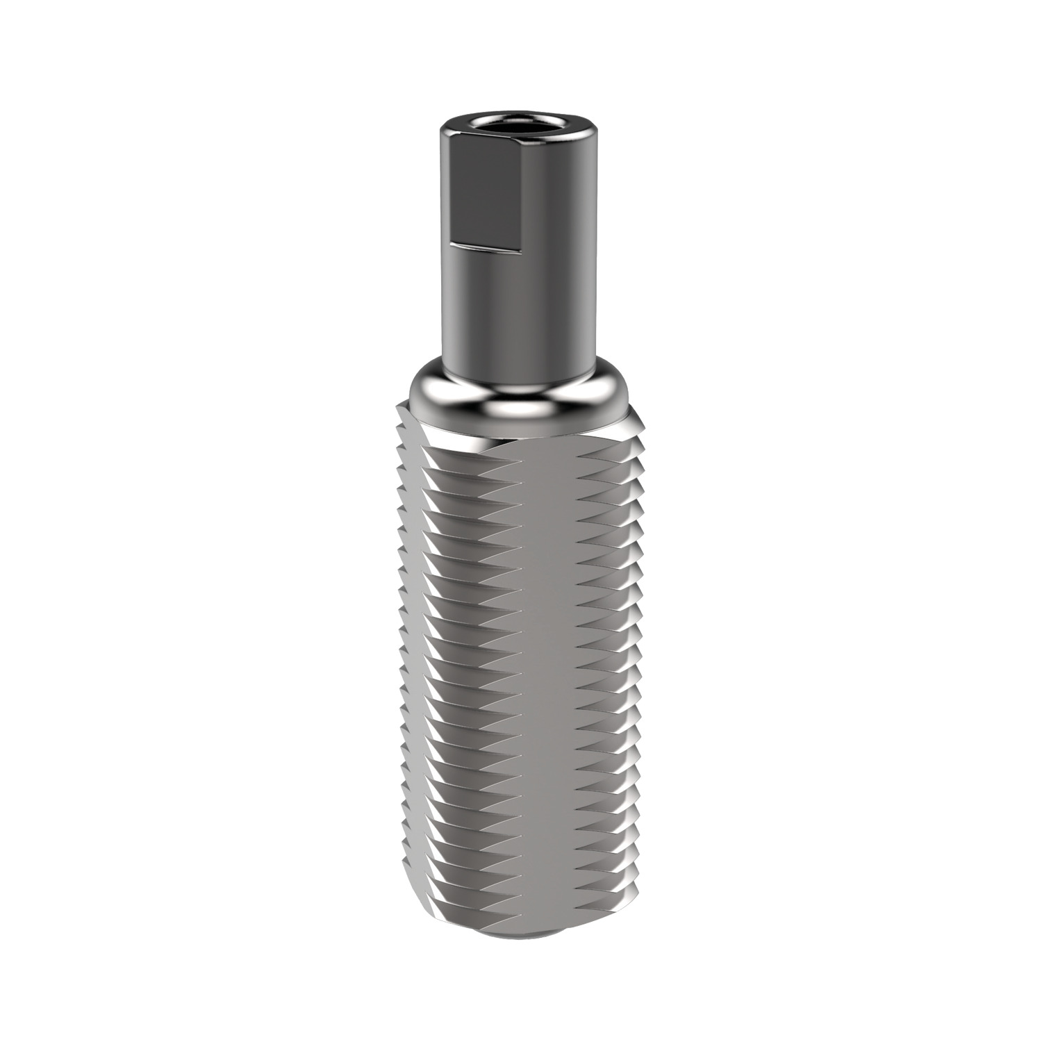 Index plungers - Push-Pull Non-locking steel index plunger. Ideal for either pressure (push) or tension (pull) applications, due to the uniquely designed spring loaded pin with threads at both ends to allow installation of your own adapted or handle.