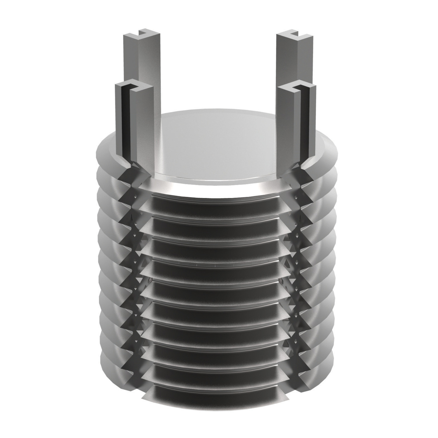 22046.W0010 Solid threaded insert inch 303 stainless steel