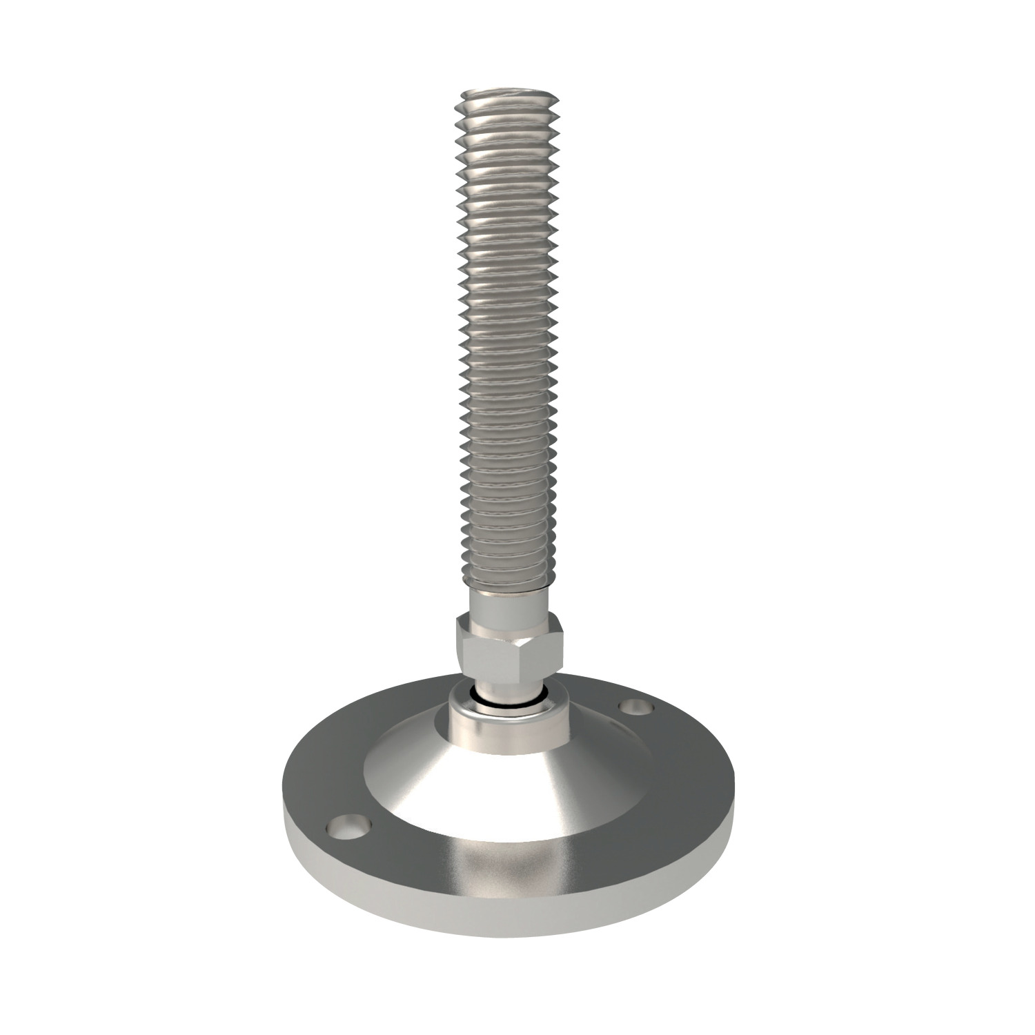 Product 34712, Levelling Feet - Bolt Down, Medium Duty pad and bolt stainless steel / 