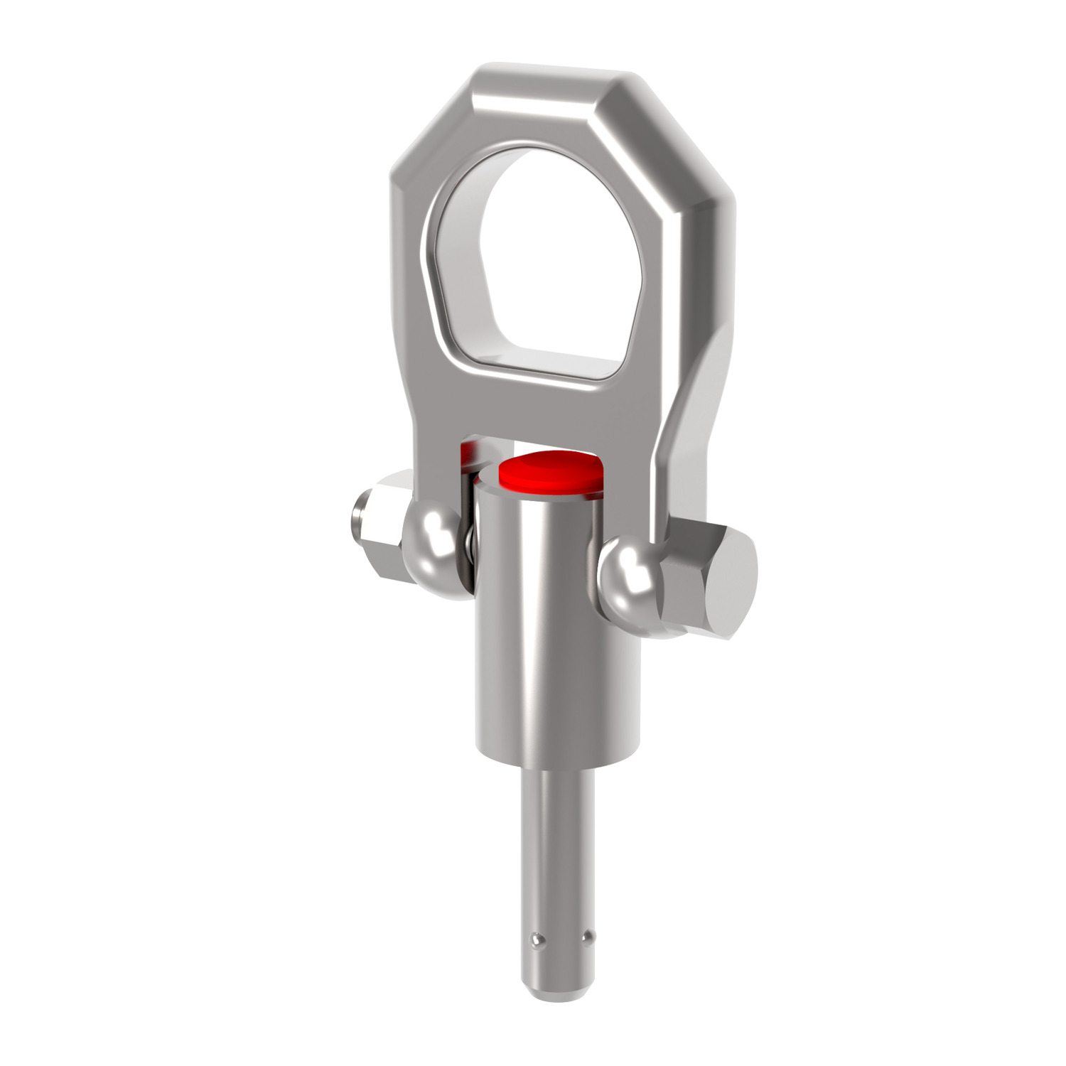 Quick Lift Pins - Self Locking Stainless steel safety shackle design for preventing accidental locking or unlocking. Adjustable for lifting components at 45°, 90° or 180°.
