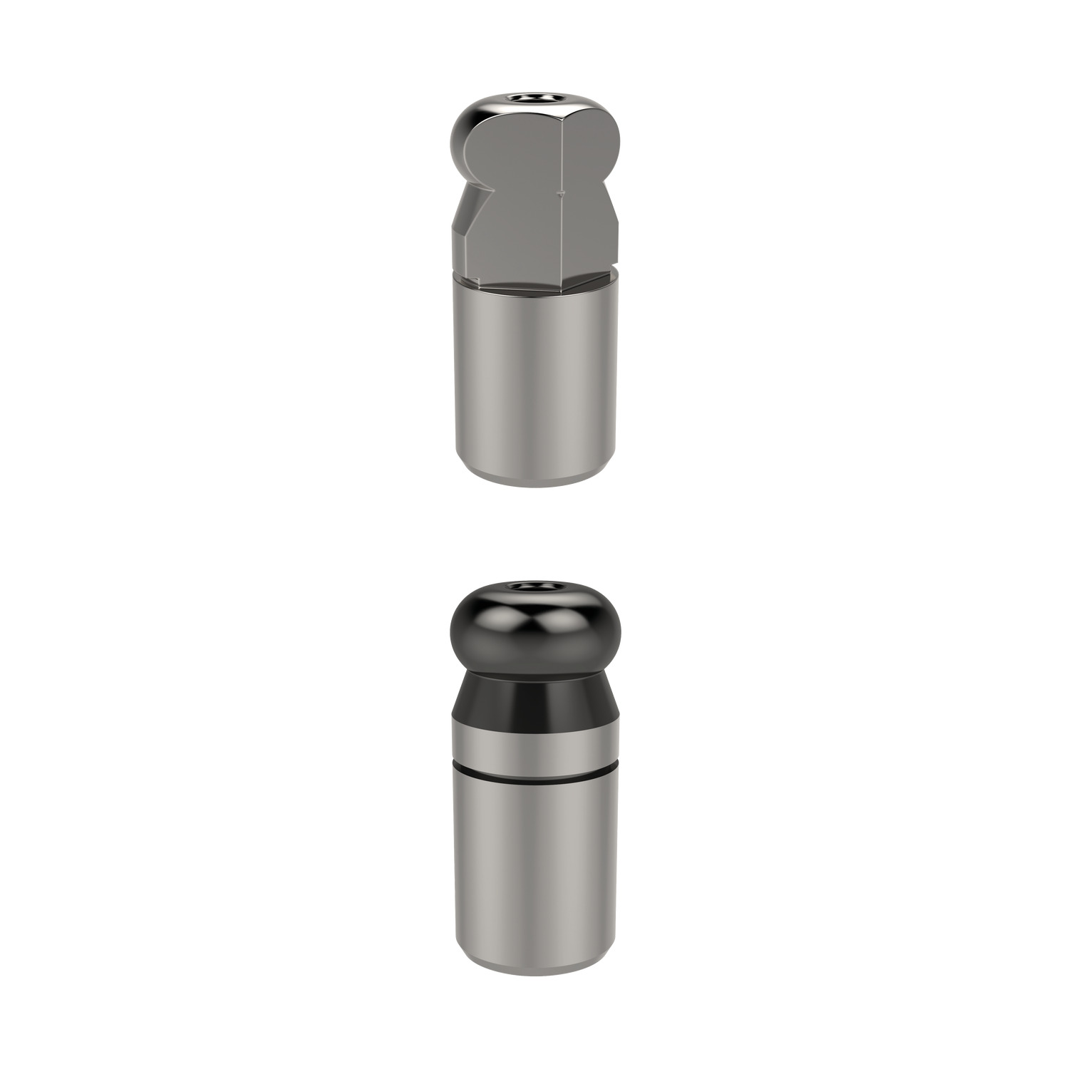 36341.W0568 Location Pins, Non-Stepped Stainless Steel - Plain - 8 - 8