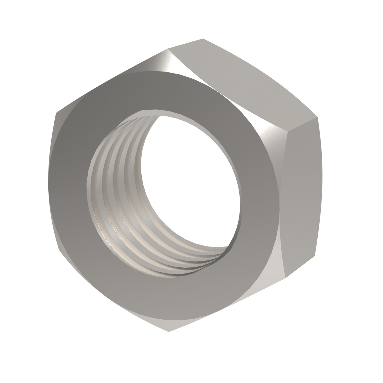 65692.220-150-A2 Fine Lock Nuts A2 Stainless M22x1.5 Right Hand Thread- M22 x1.50 - a/f -34
