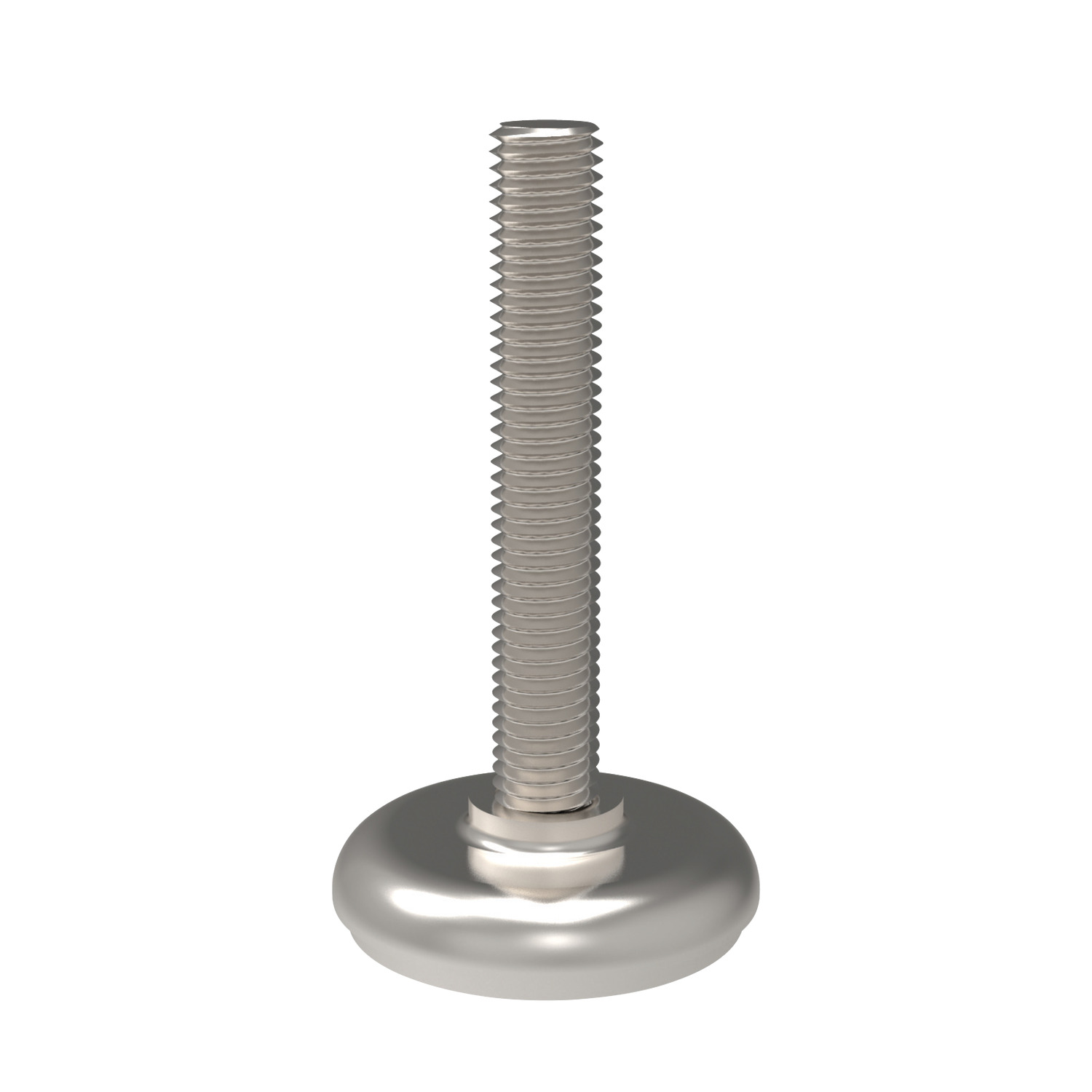 Product 34780, Machine Feet - Low Profile pad and bolt stainless steel / 