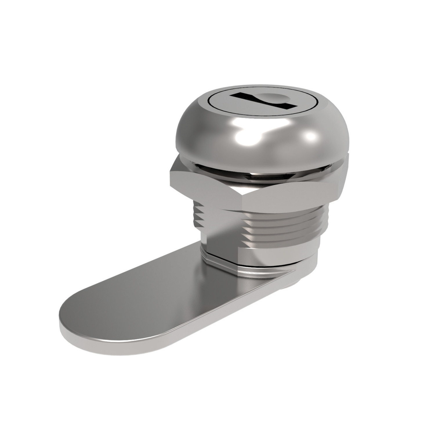 A2383.AW0010 Mini Cam Locks Fixed grip - zinc. Nut Fixing - Keyed alike. Supplied in multiples of 5.