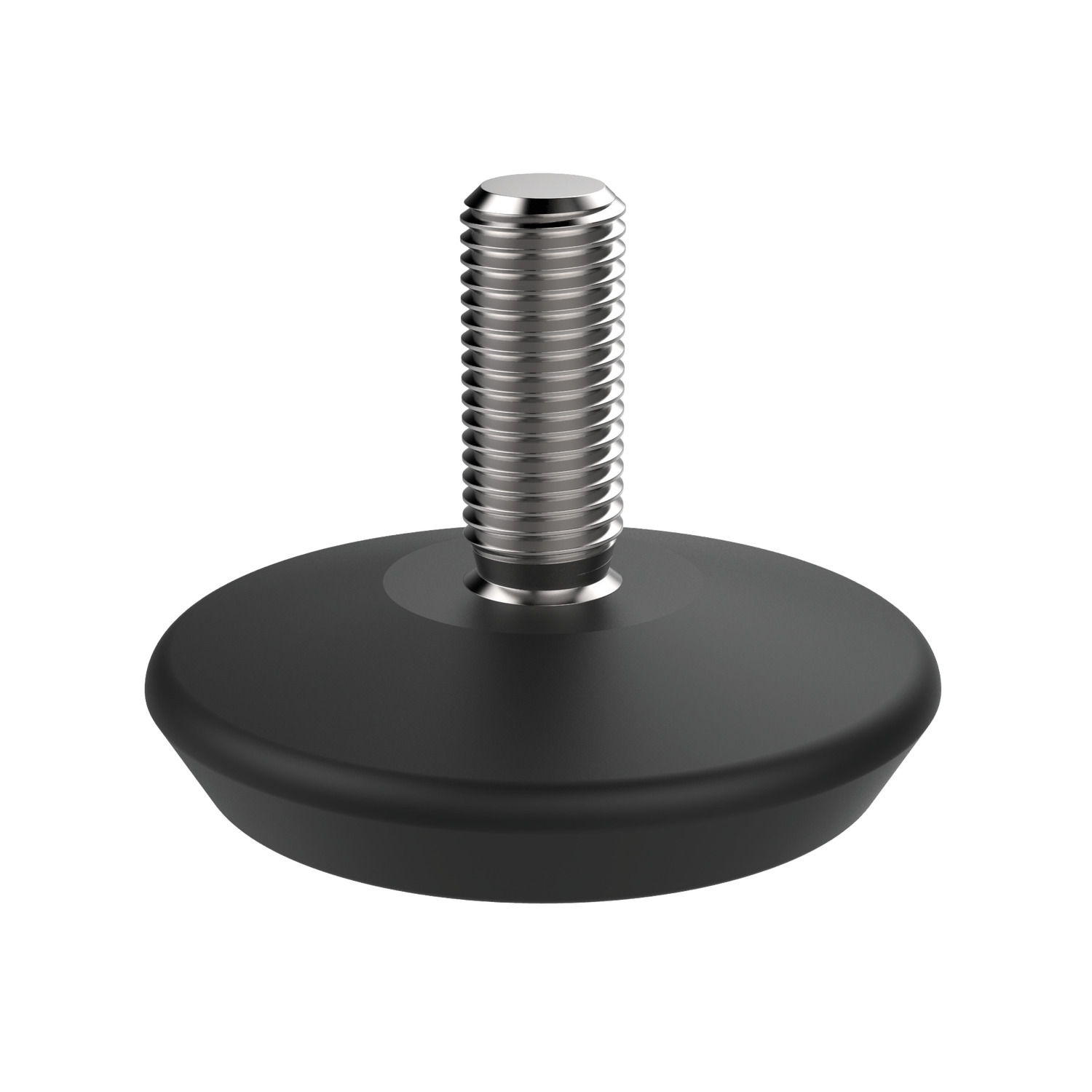 Product 34618, Mini Levelling Feet steel with plastic base / 