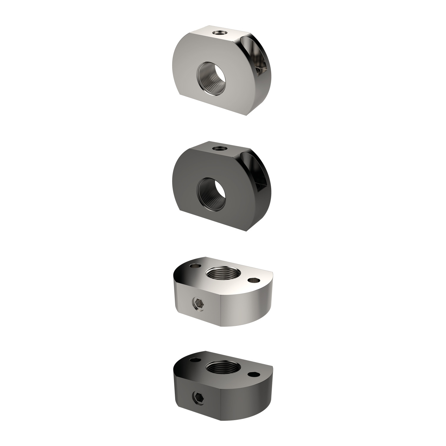 32510.W0345 Mounting Blocks for Index Plungers Steel - M12 x 1,5