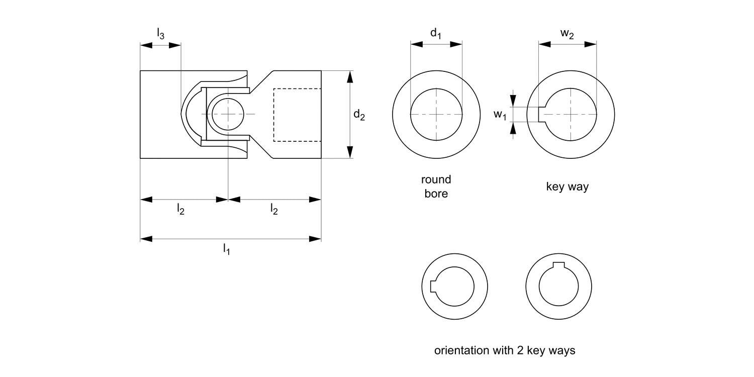 65172 Single Universal Joint