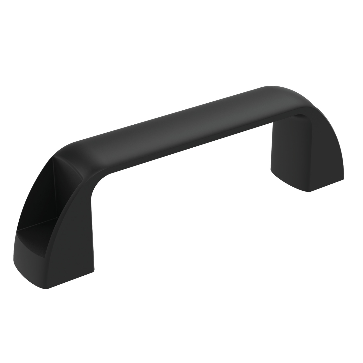 79150.W0509 Plastic Pull Handles - Thermoplastic. Rear Mount - 93,5 - M 5 - 112