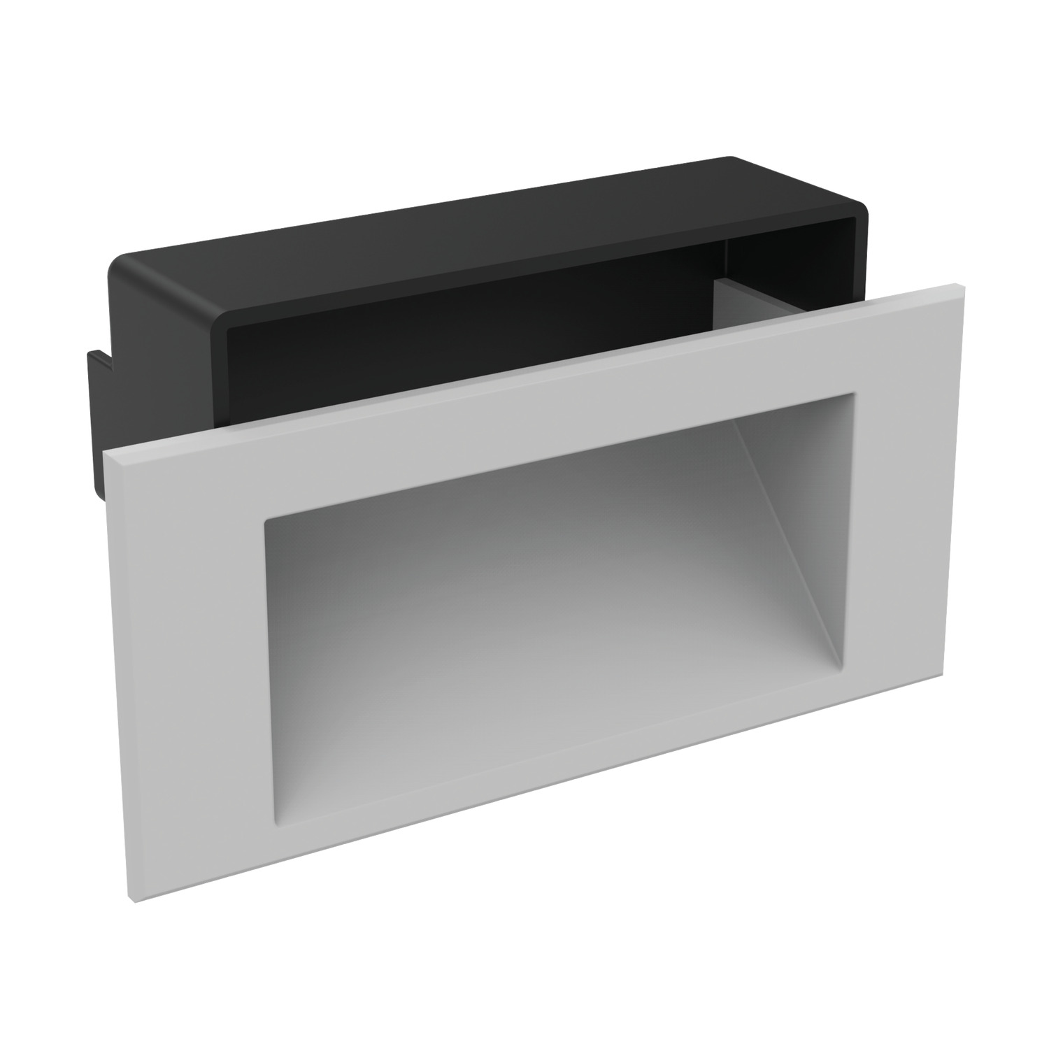 79520.W0107 Recessed Pull Handles Stone grey. Also known as U5520.AC0107