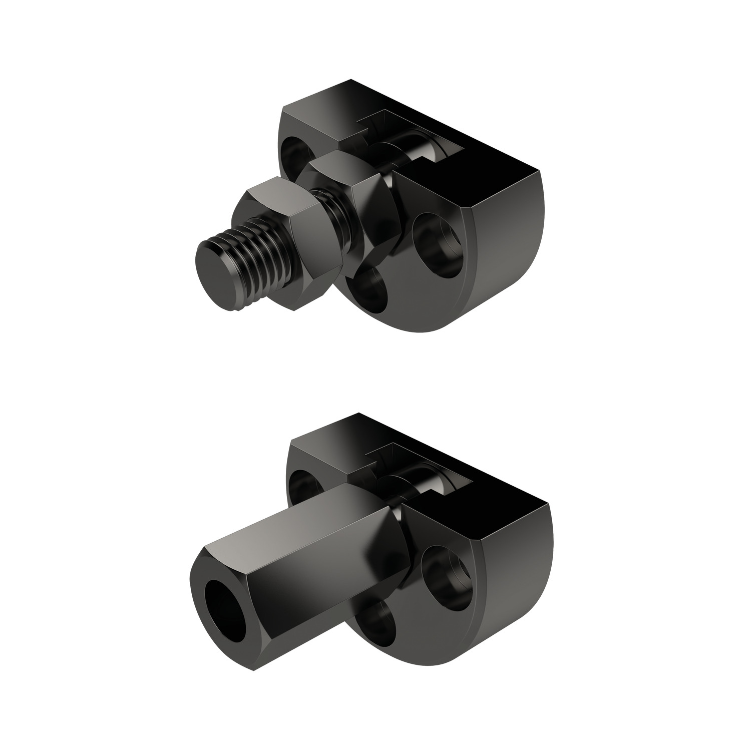 Product 64600, Quick Plug Couplings with radial offset compensation and screwed flange / 