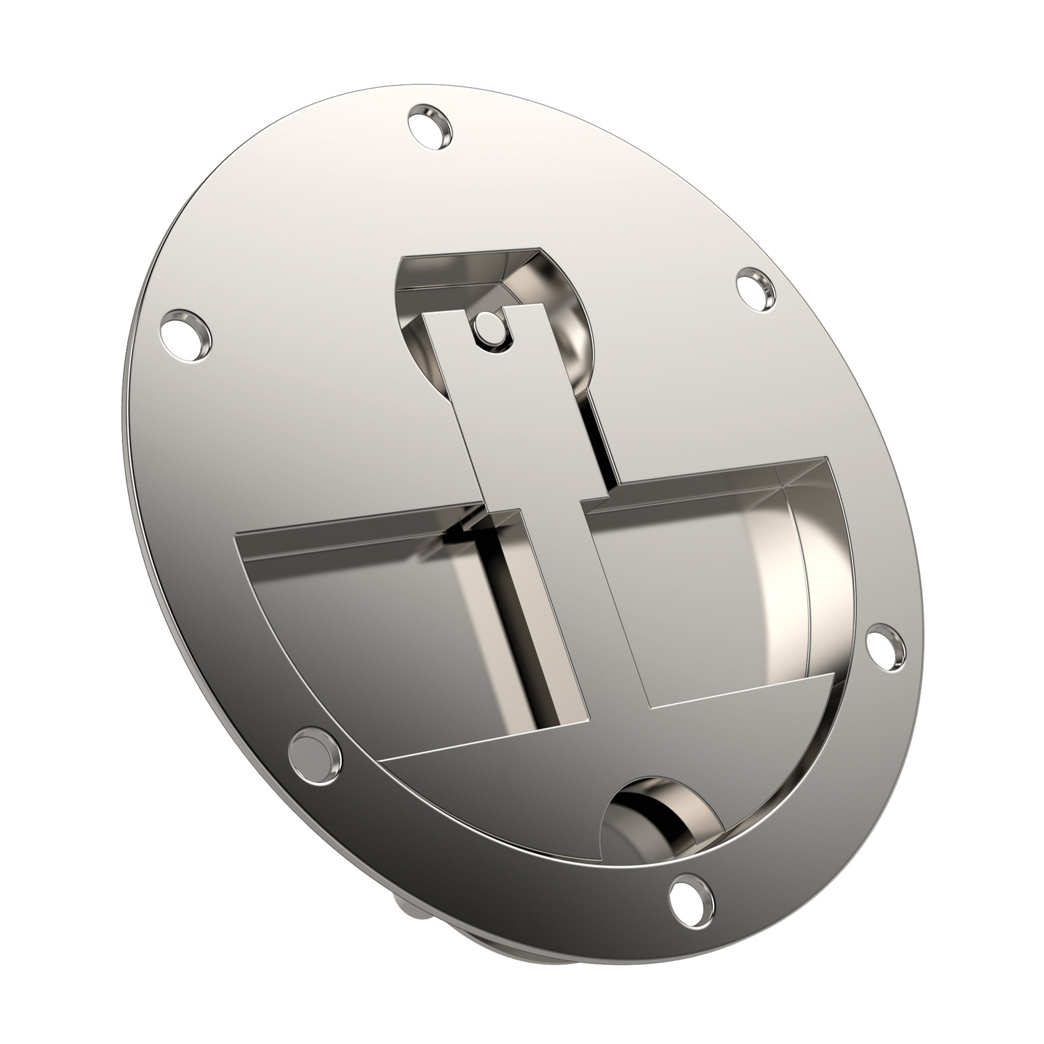 Product 79740, Ring Pulls, Recessed stainless steel / 