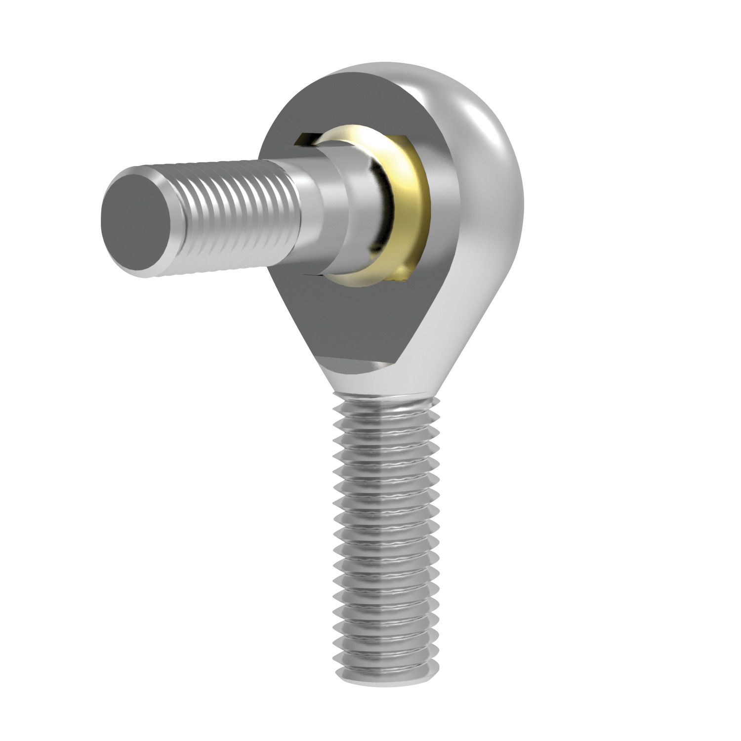 Stainless Rod End with stud Fully stainless steel and maintenance free heavy duty male rod end with stud.