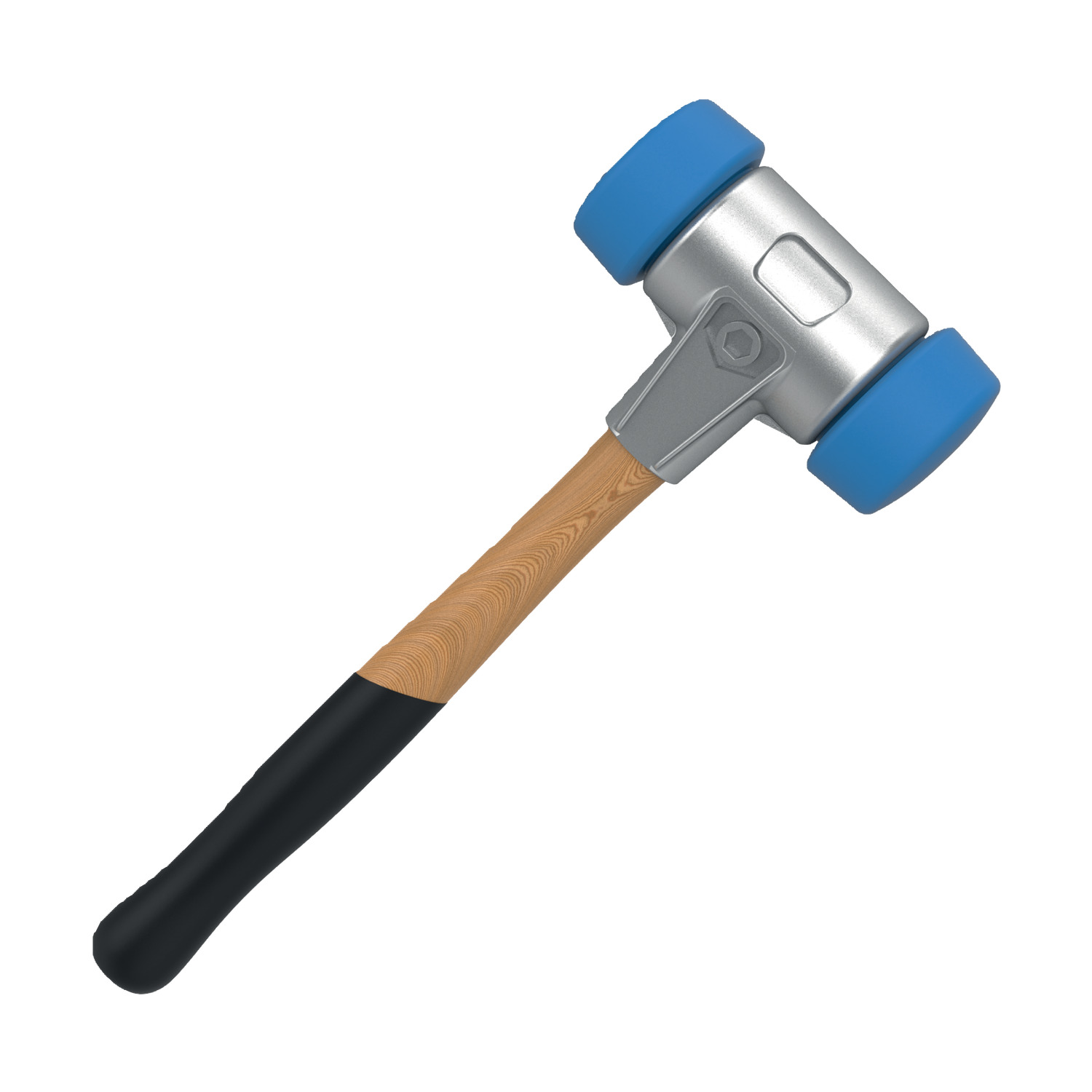 Product 98021, Simplex Mallets - Complete light alloy housing - wooden handle / 