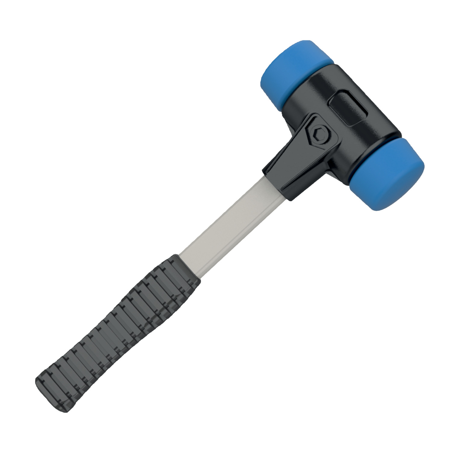 Product 98101, Simplex Mallets - Complete reinforced cast iron housing - fibreglass handle / 